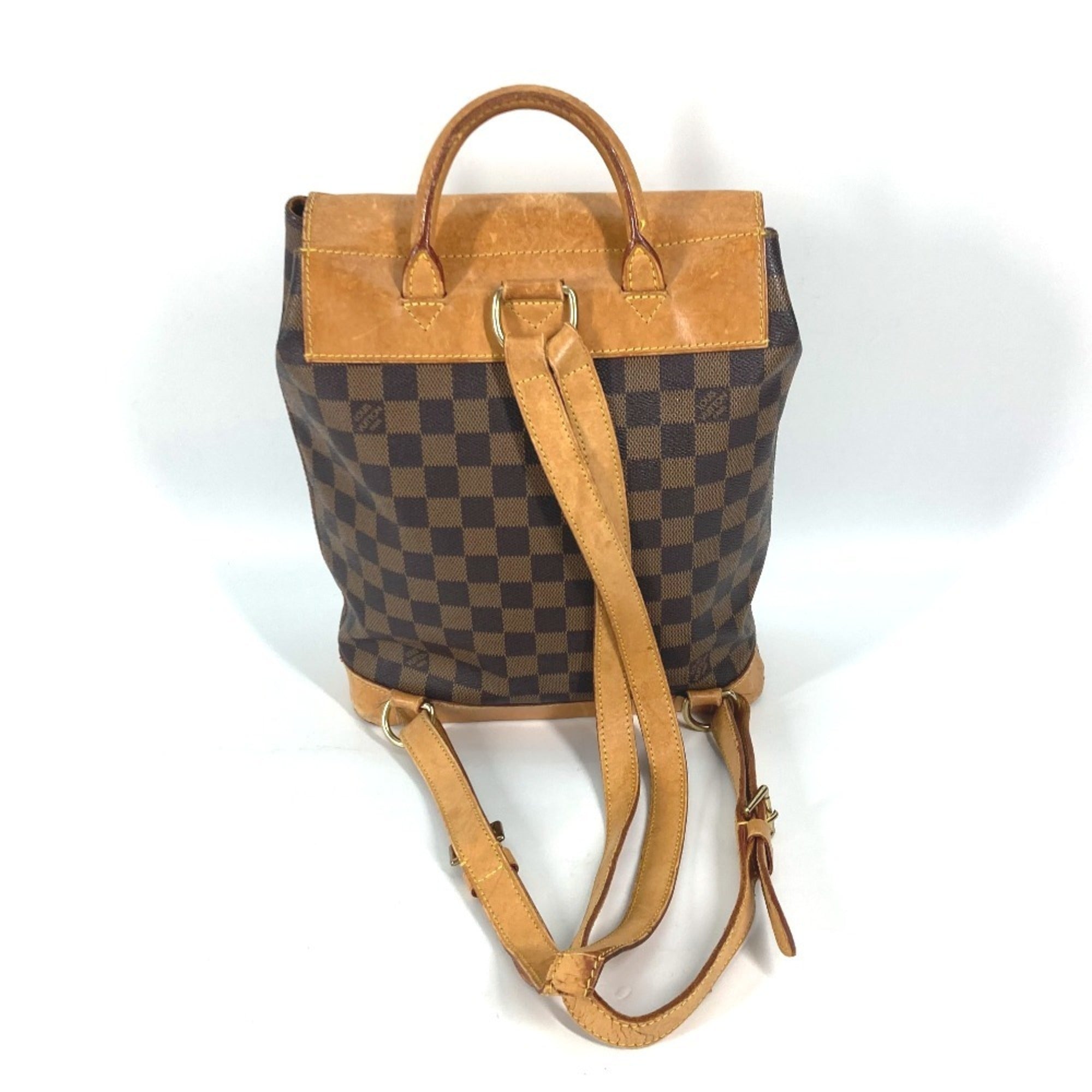 Louis Vuitton Brown Ebene Damier Canvas Backpack (Pre-Owned)