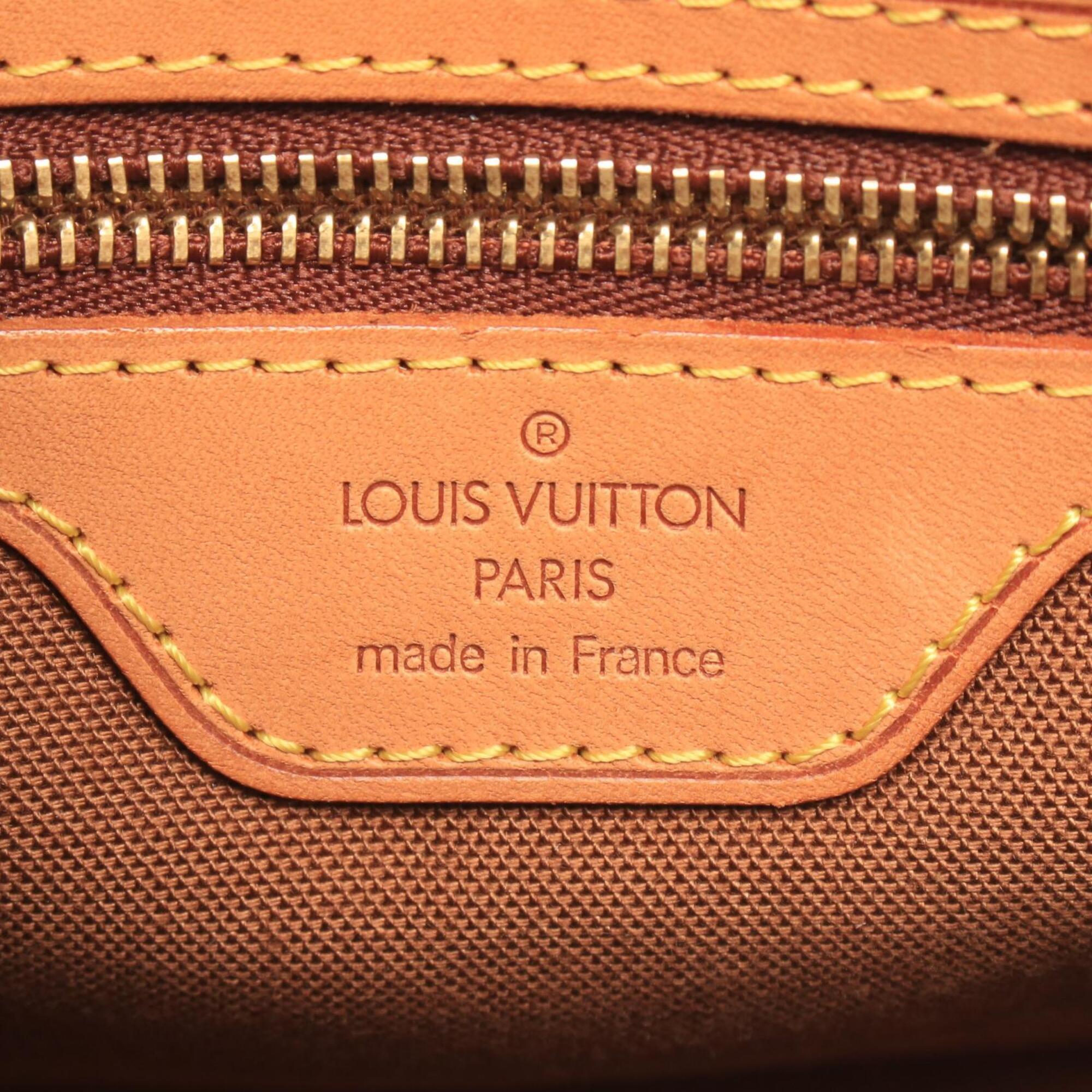 Louis Vuitton Brown Coated Canvas Leather Handbag (Pre-Owned)