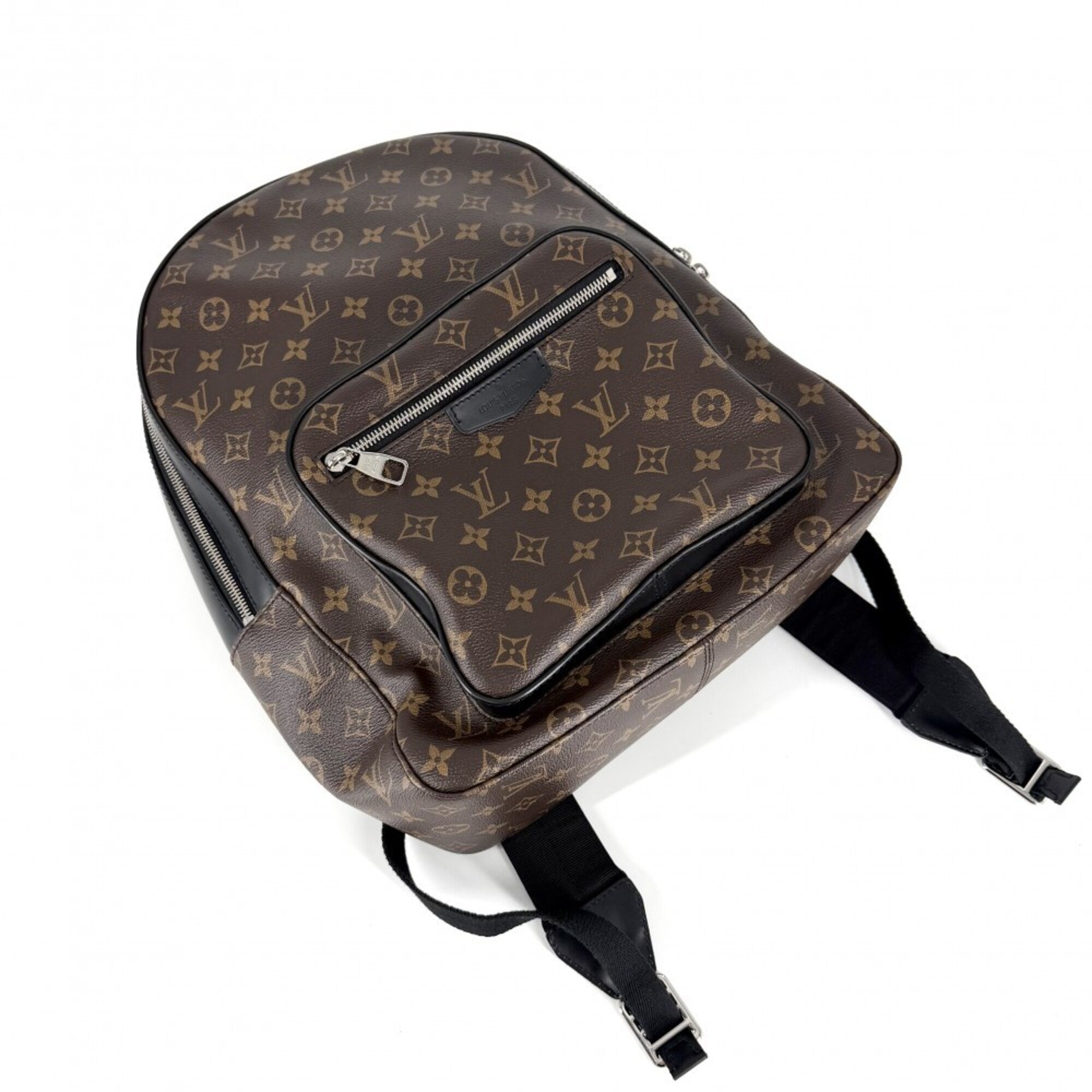 Louis Vuitton Monogram Macassar Black Brown Backpack (Pre-Owned)