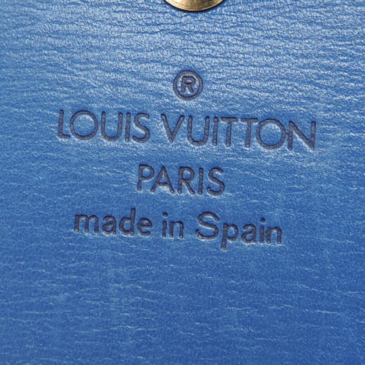 Louis Vuitton Blue Toledo Blue Epi Leather Long Wallet (Bi-Fold) (Pre-Owned)