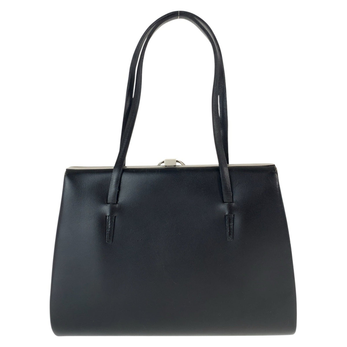 Loewe Black Leather Handbag Shoulder Bag Tote Bag (Pre-Owned)
