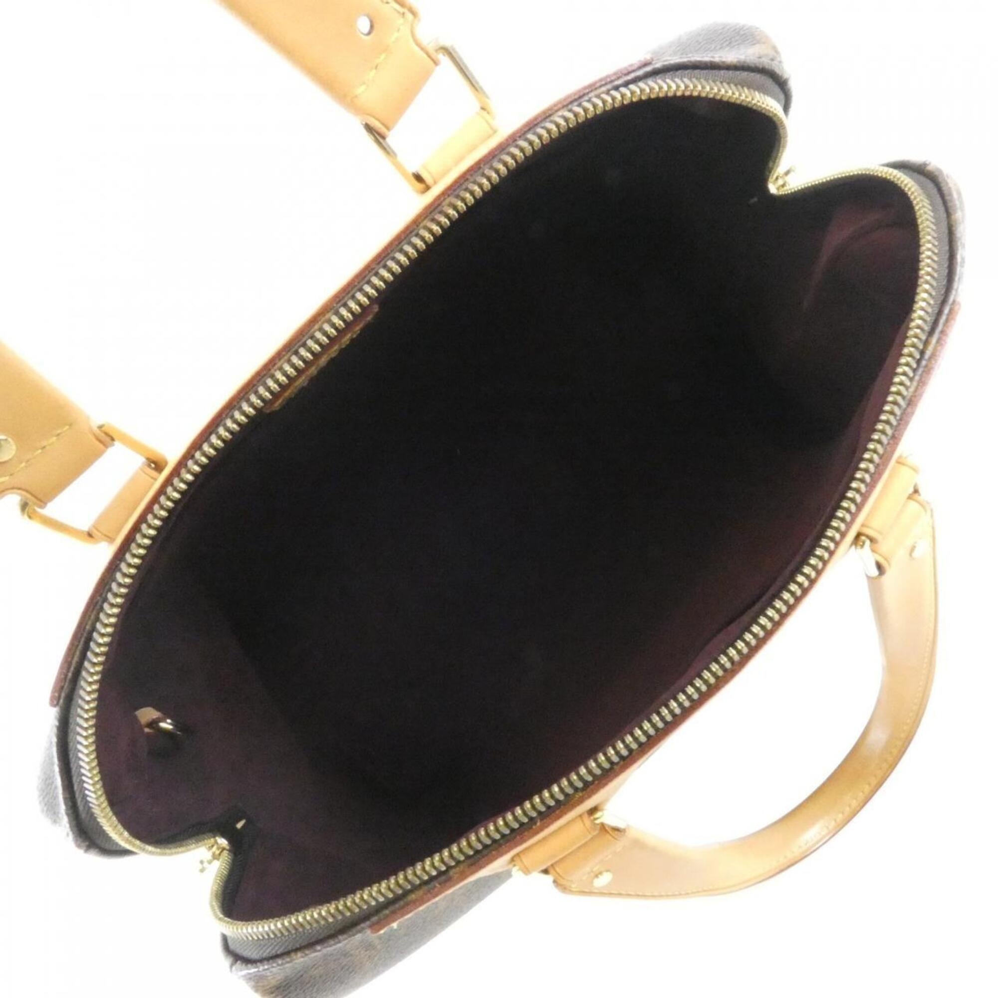 Louis Vuitton Brown Coated Canvas Handbag (Pre-Owned)