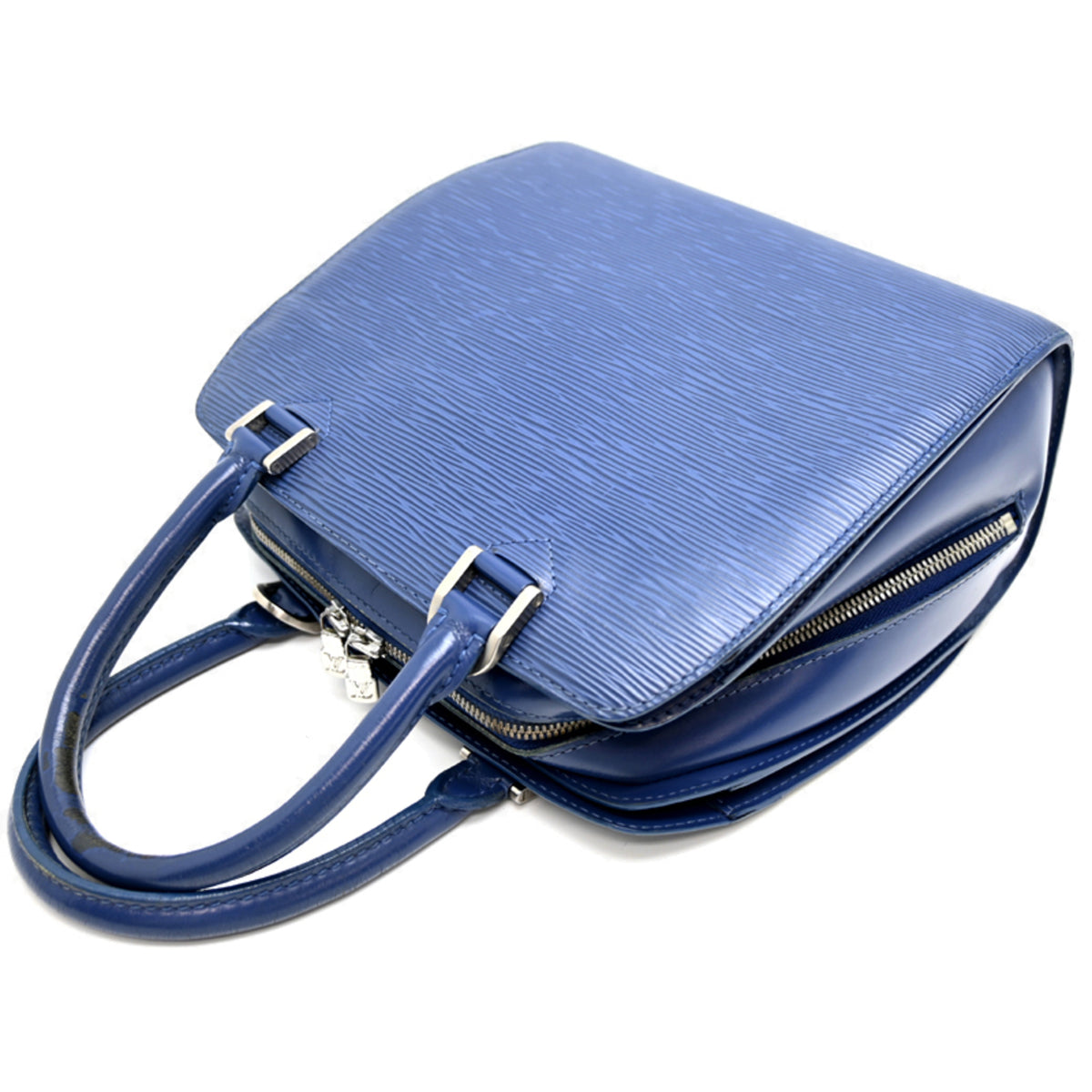 Louis Vuitton Toledo Blue Epi Leather Handbag (Pre-Owned)