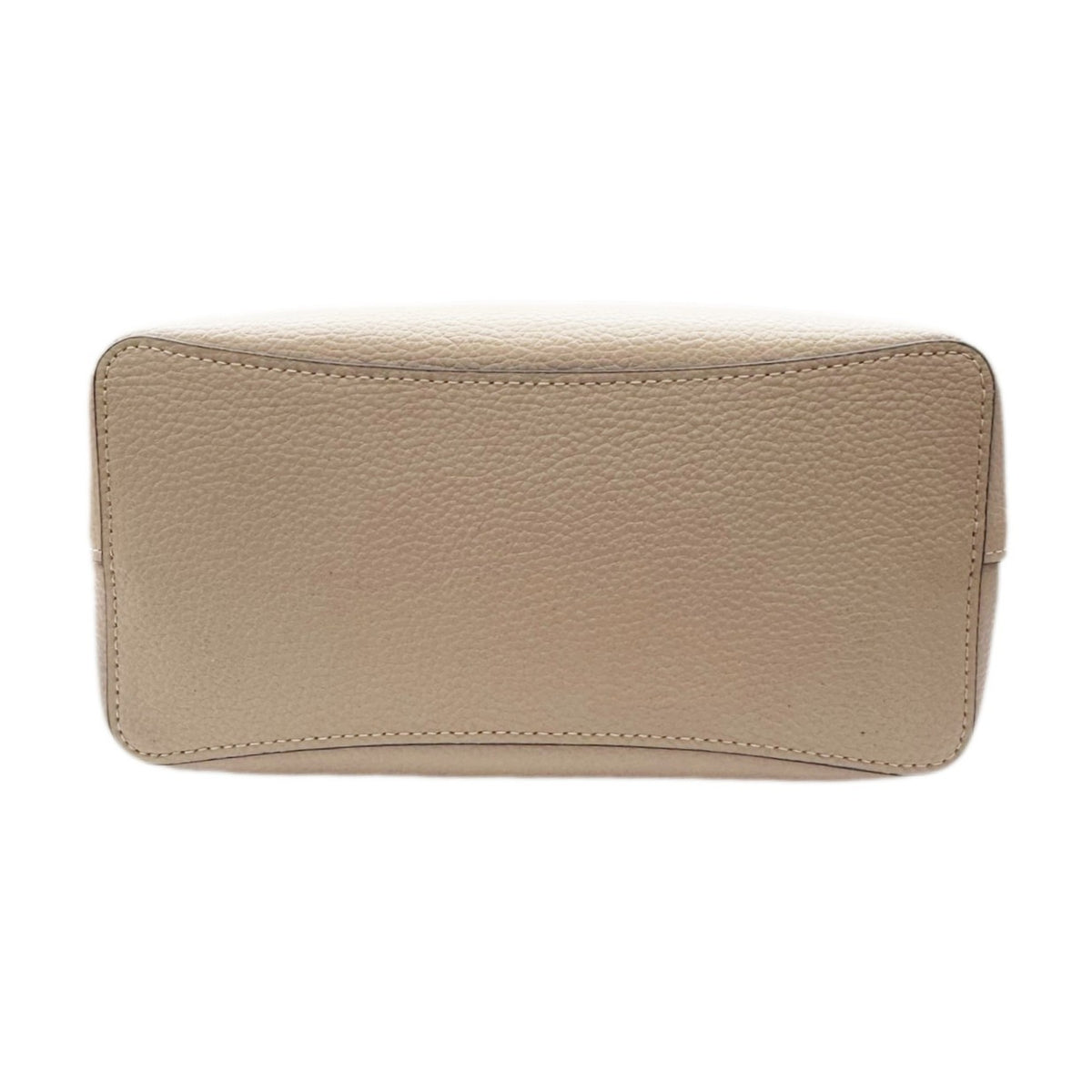 Coach Beige Leather Handbag Shoulder Bag (Pre-Owned)