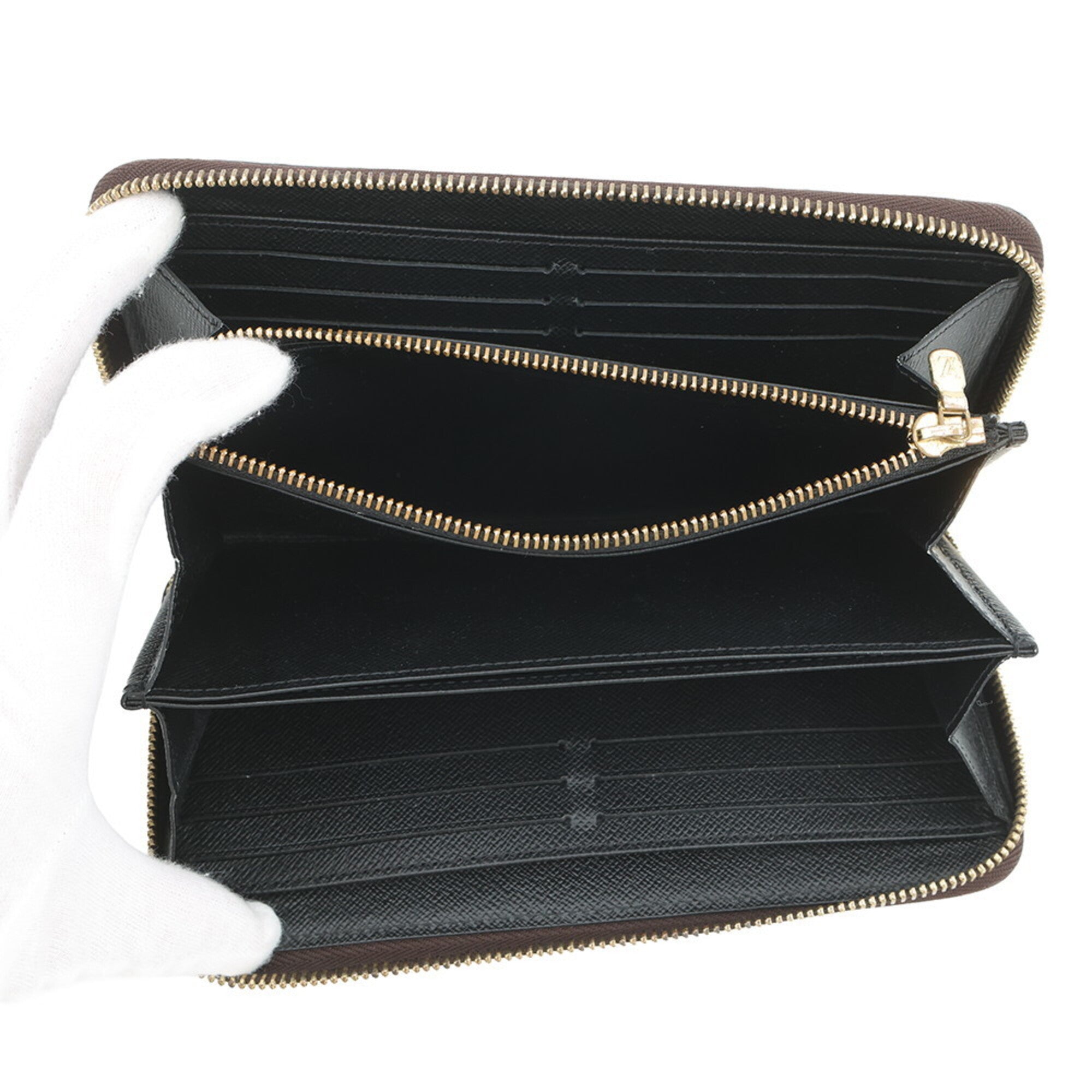 Louis Vuitton Brown Monogram Reverse Long Wallet (Bi-Fold) (Pre-Owned)