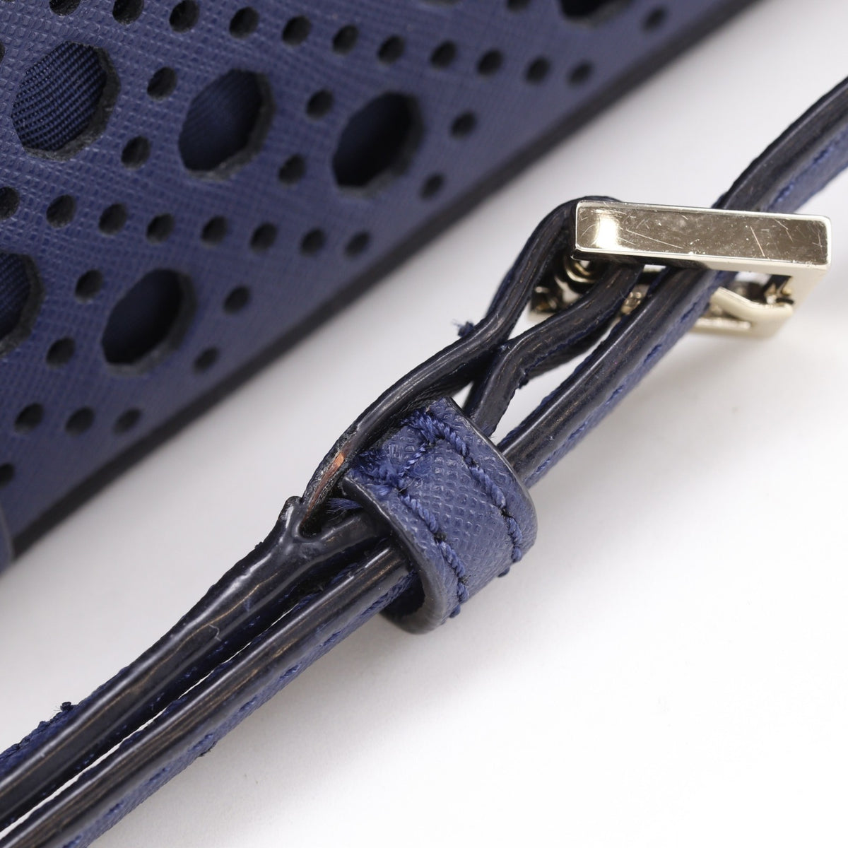 Kate Spade Navy Leather Handbag (Pre-Owned)