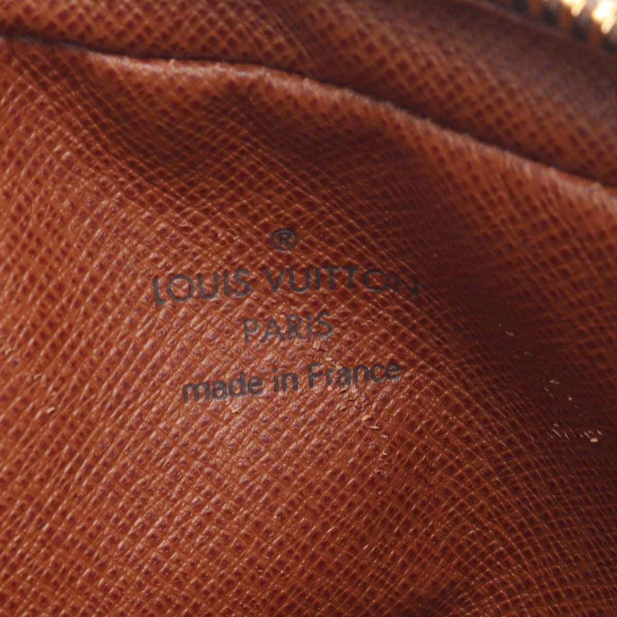 Louis Vuitton Brown Coated Canvas Monogram Leather Handbag Shoulder Bag (Pre-Owned)