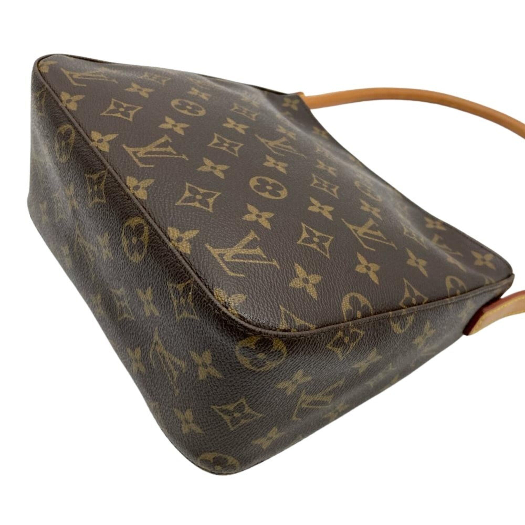 Louis Vuitton Brown Monogram Canvas Shoulder Bag (Pre-Owned)