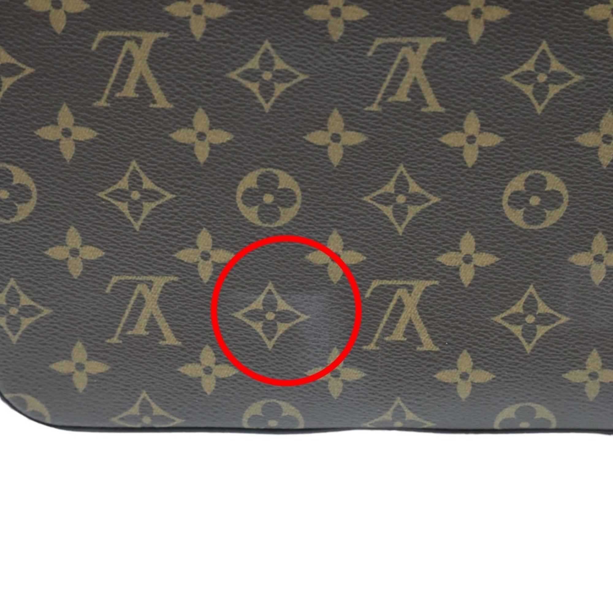 Louis Vuitton Brown Noir Monogram Canvas Shoulder Bag (Pre-Owned)