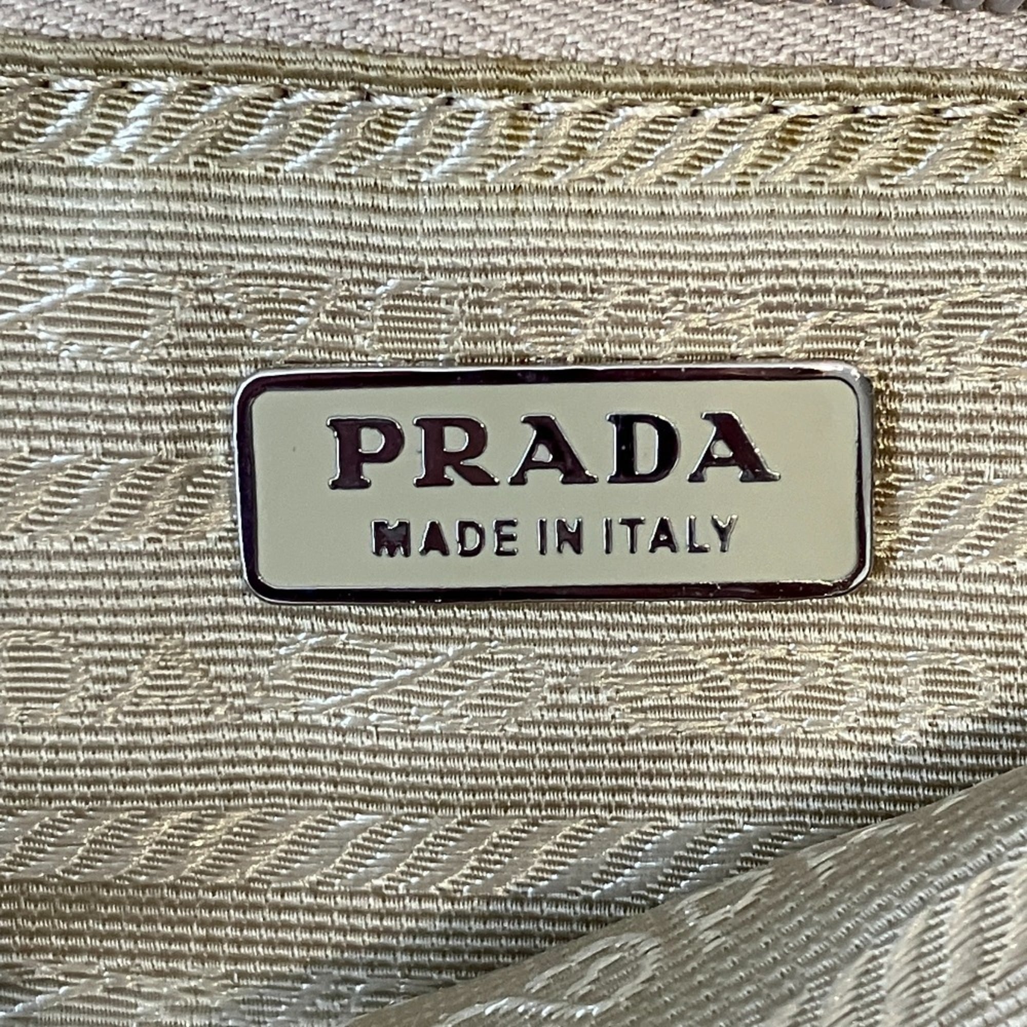 Prada Blue Nylon Handbag (Pre-Owned)