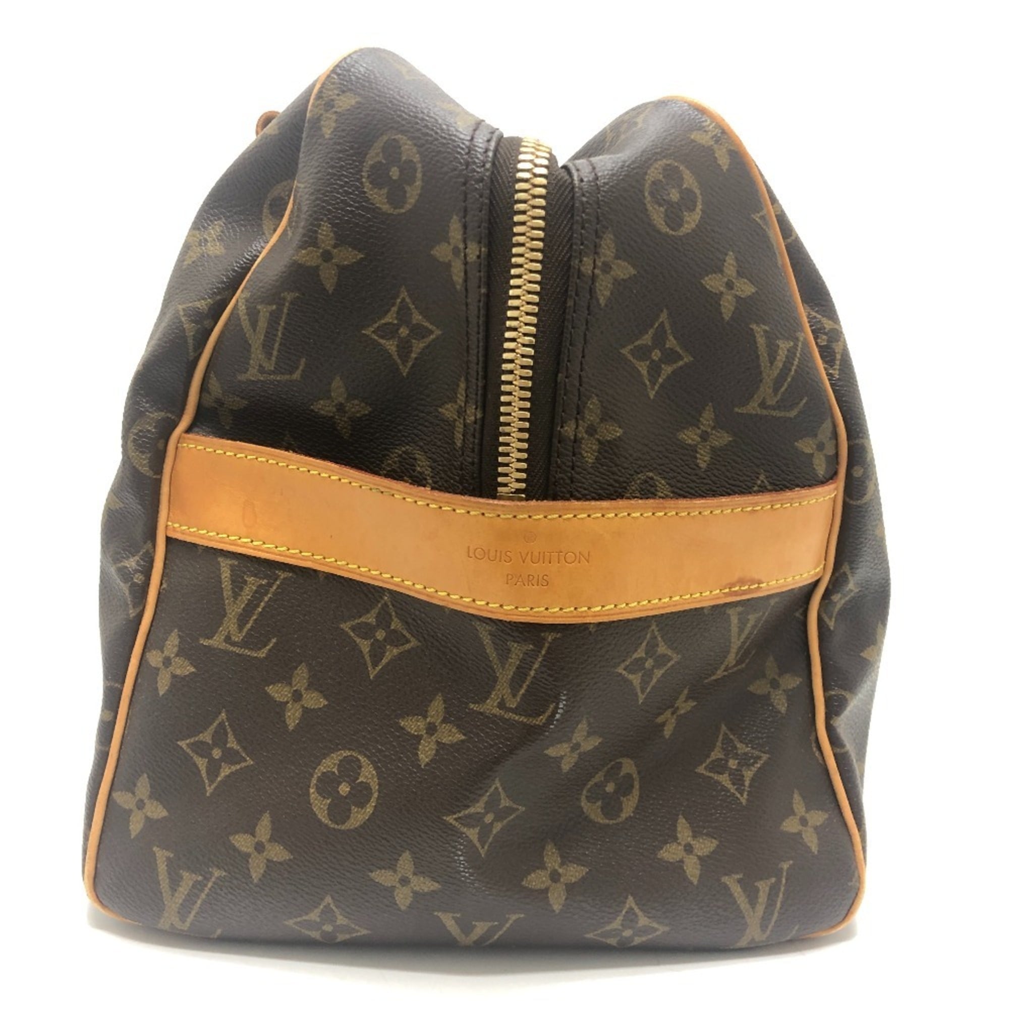 Louis Vuitton Brown Monogram Canvas Boston Bag (Pre-Owned)