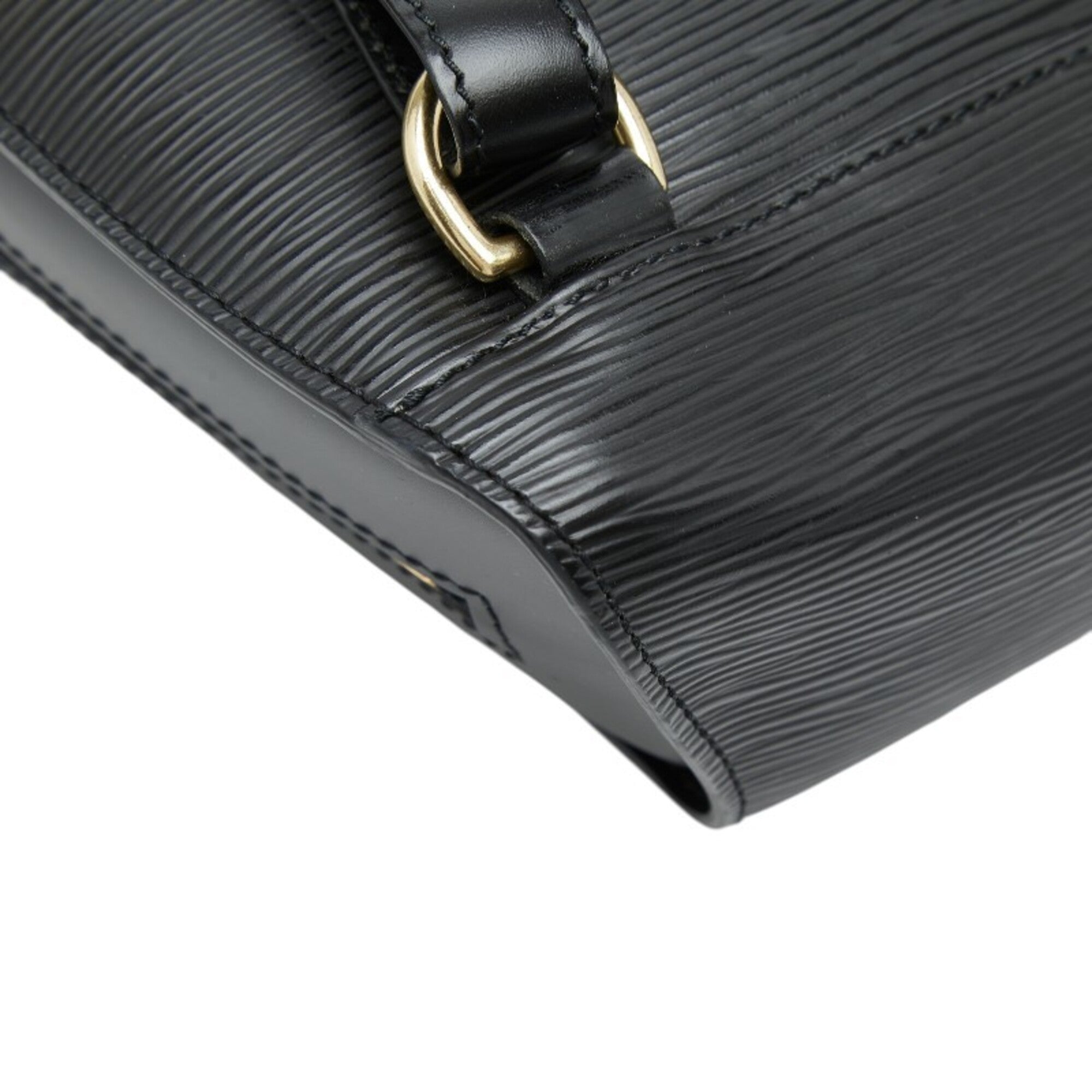 Louis Vuitton Epi Black Noir Leather Backpack (Pre-Owned)
