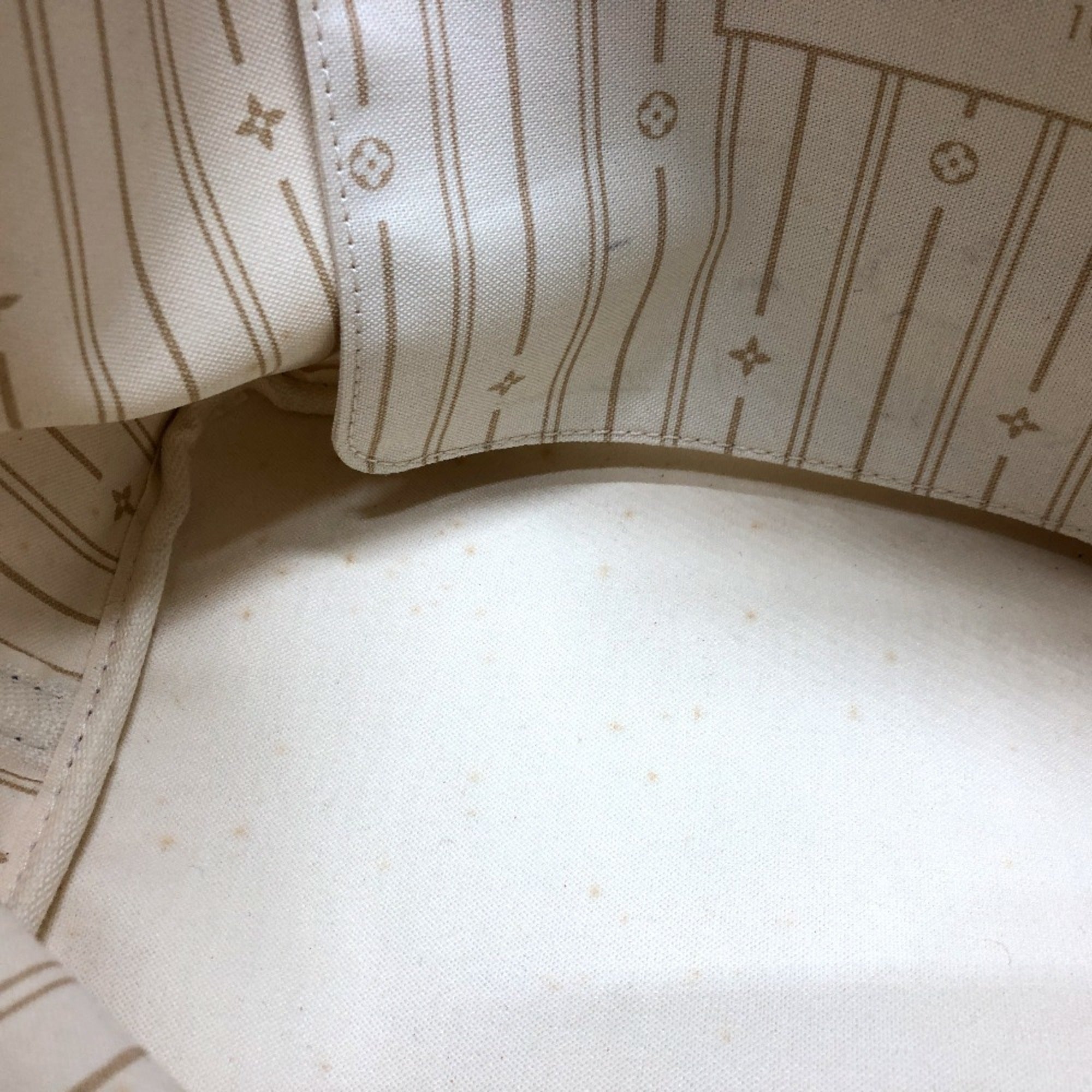 Louis Vuitton Azur White Damier Azur Shoulder Bag Tote Bag (Pre-Owned)