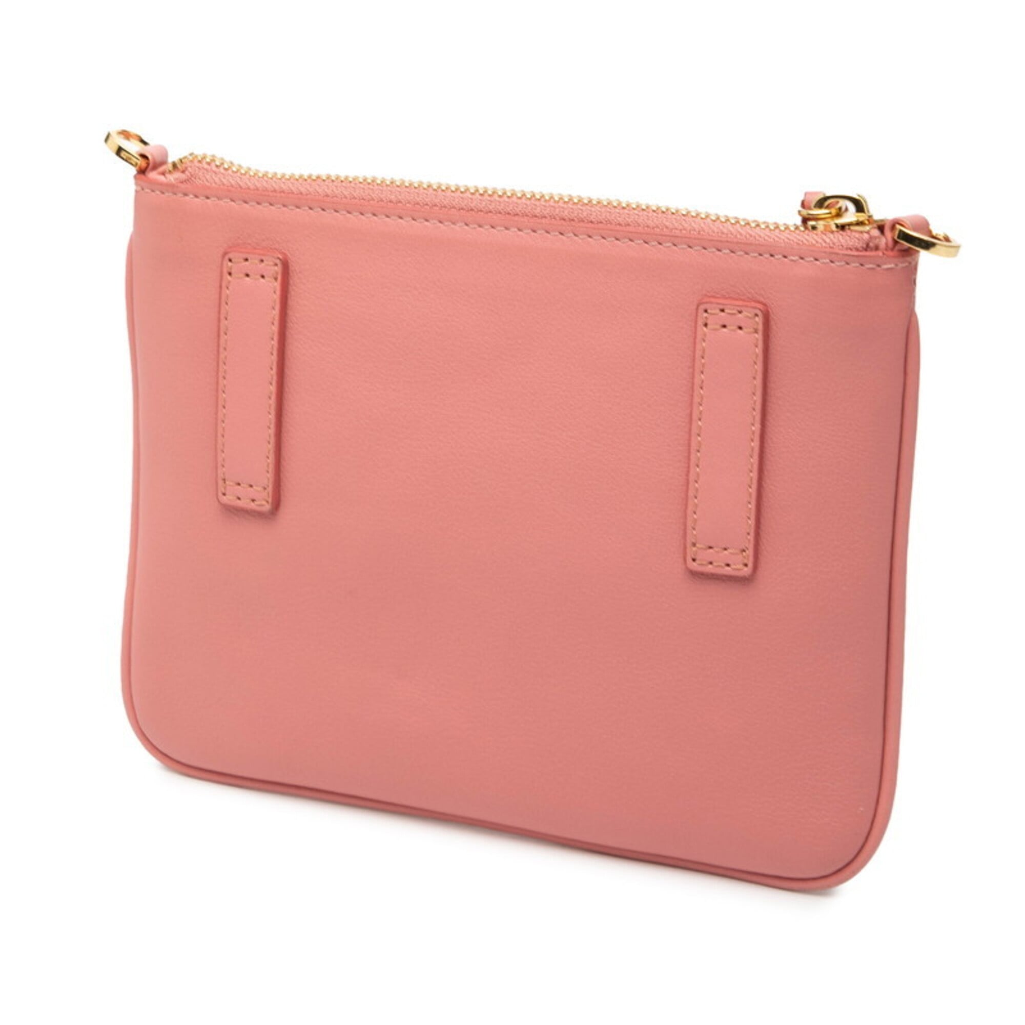Mcm Multi-Color Pink Leather Shoulder Bag (Pre-Owned)