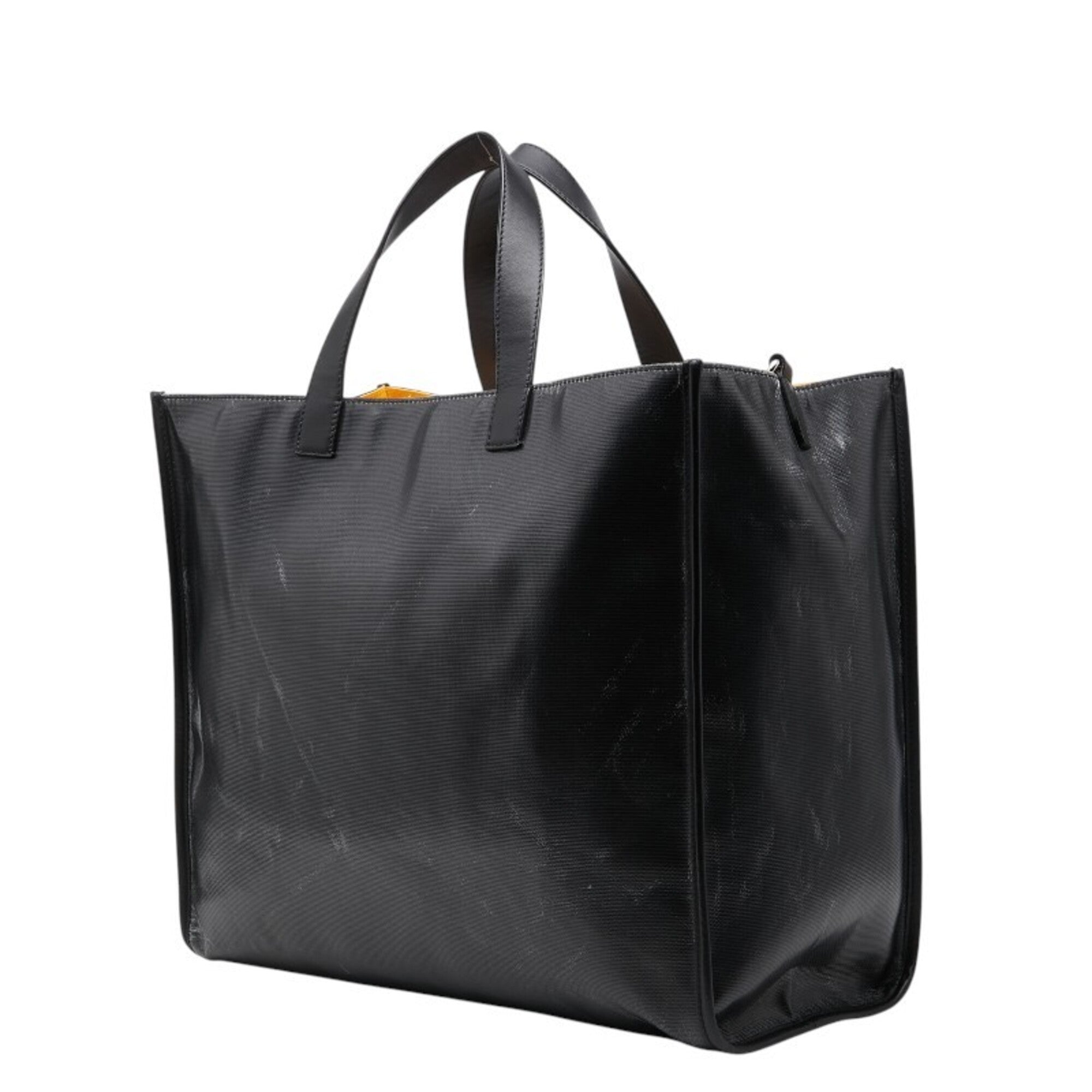 Fendi Black White Pvc Shoulder Bag Tote Bag (Pre-Owned)
