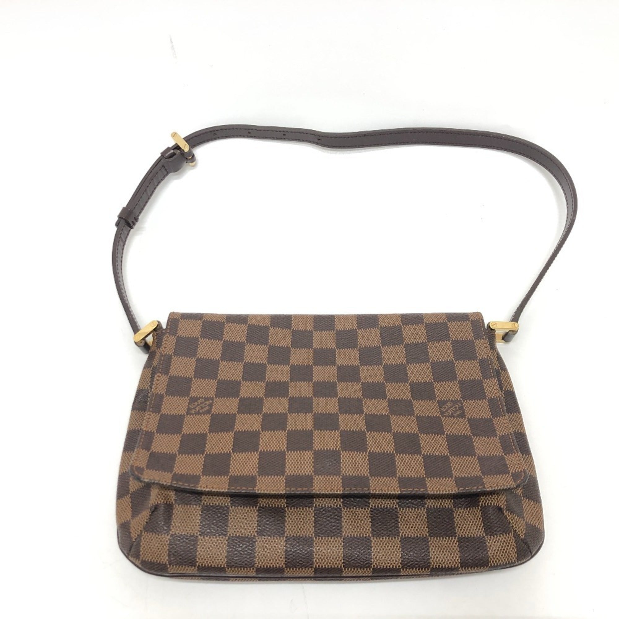 Louis Vuitton Ebene Damier Canvas Handbag Shoulder Bag (Pre-Owned)