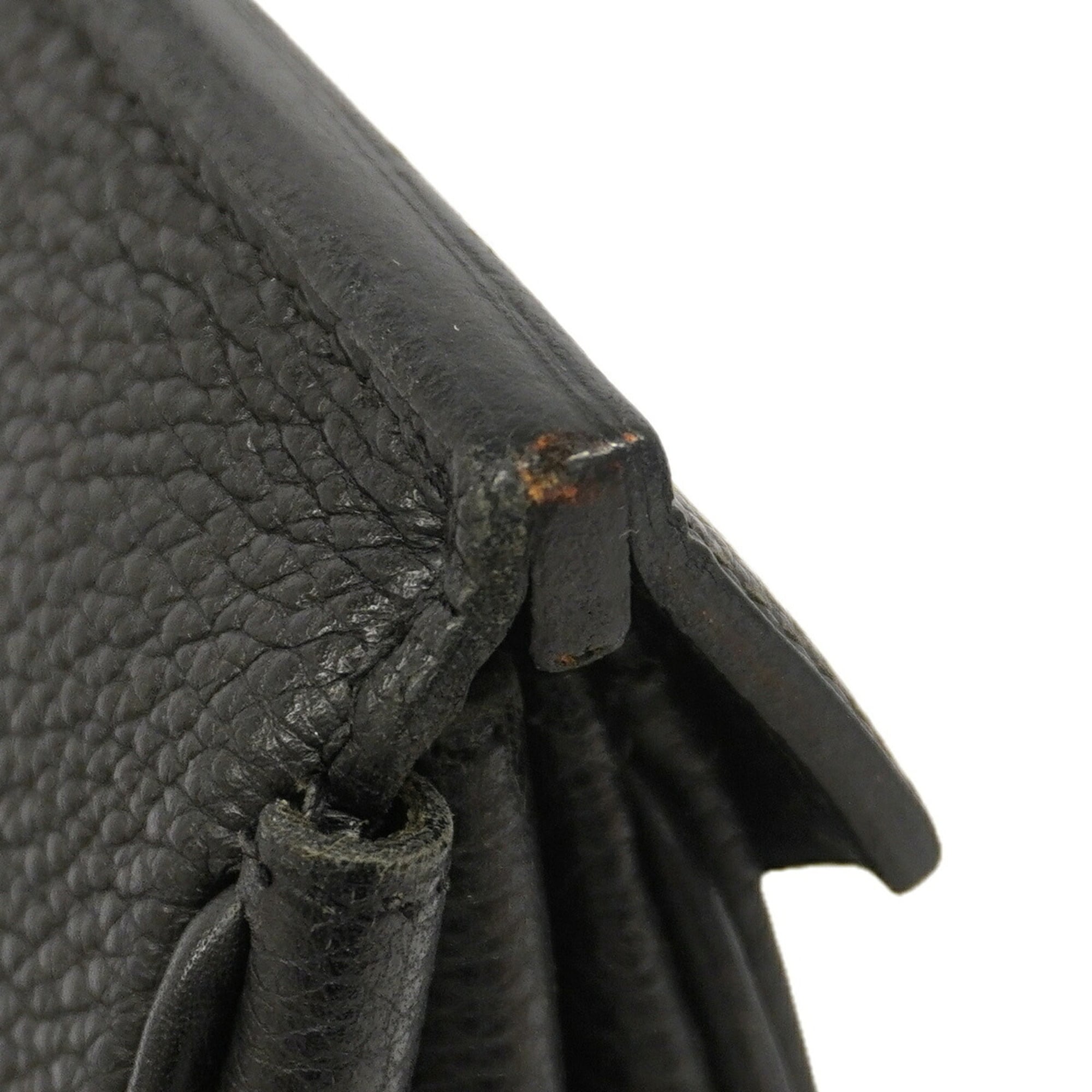 Hermes Black Togo Leather Handbag (Pre-Owned)