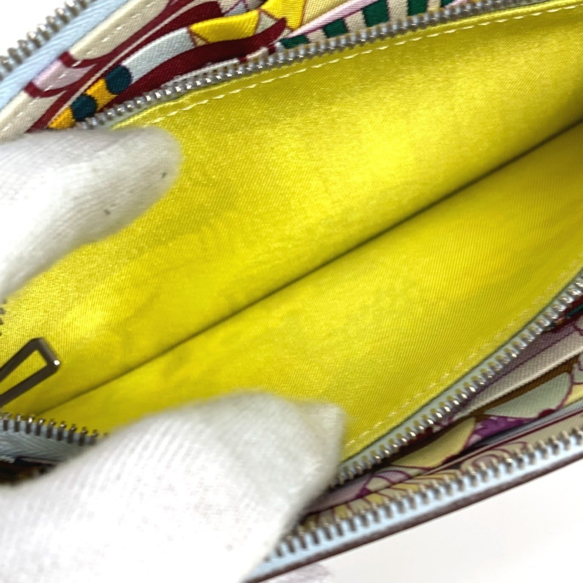 Hermes Silk'in Multi-Color Swift Leather Long Wallet (Bi-Fold) (Pre-Owned)