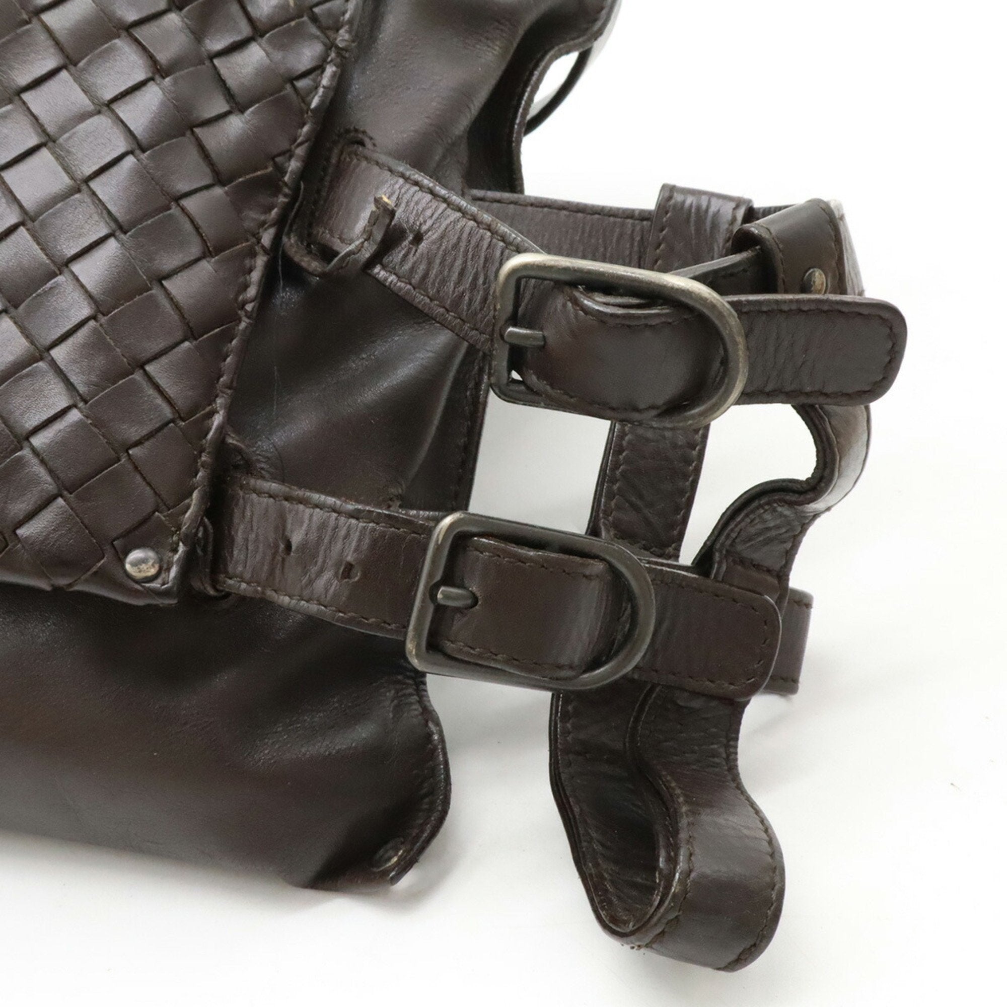 Bottega Veneta Brown Dark Brown Intrecciato Fanny Pack (Pre-Owned)