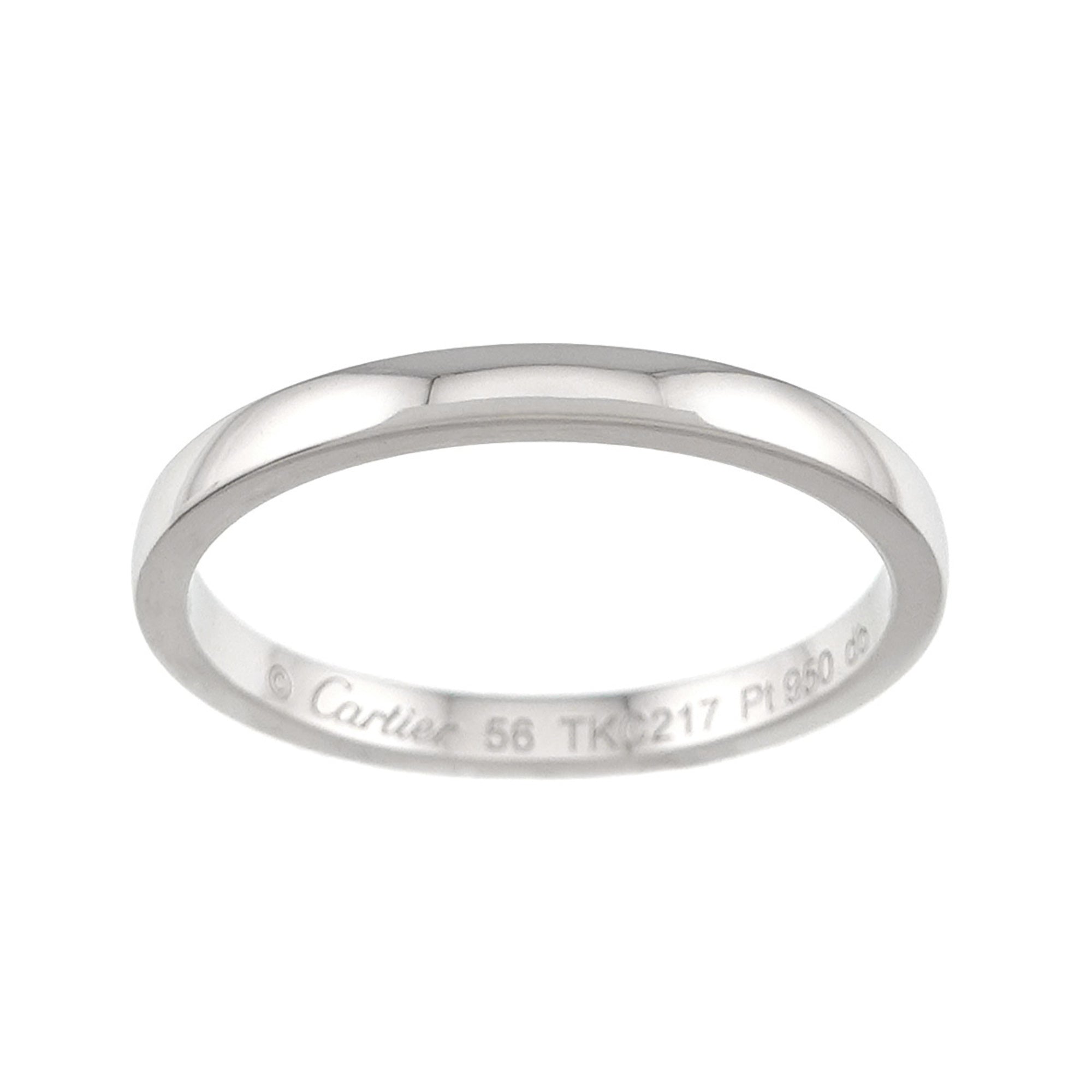 Cartier Platinum 950 Band Ring (Pre-Owned)
