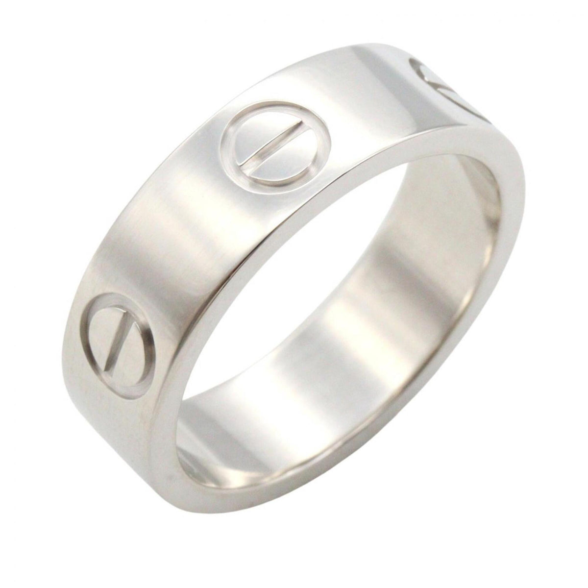 Cartier Silver White Gold (18K) Band Ring (Pre-Owned)