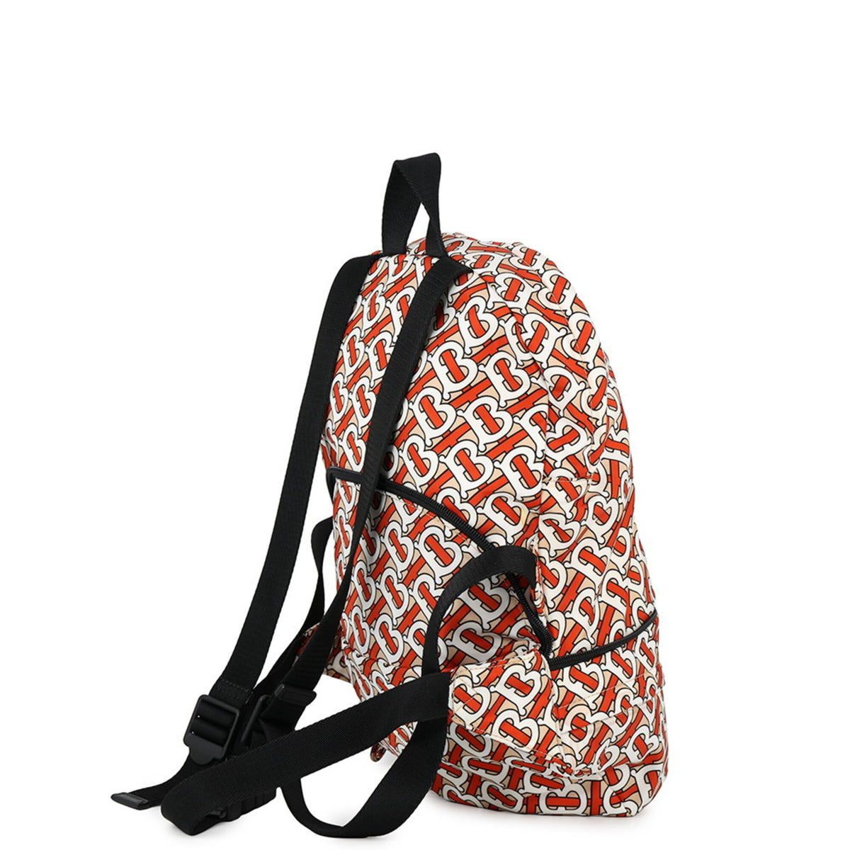 Burberry Beige Orange White Nylon Backpack Handbag Sling Bag (Pre-Owned)