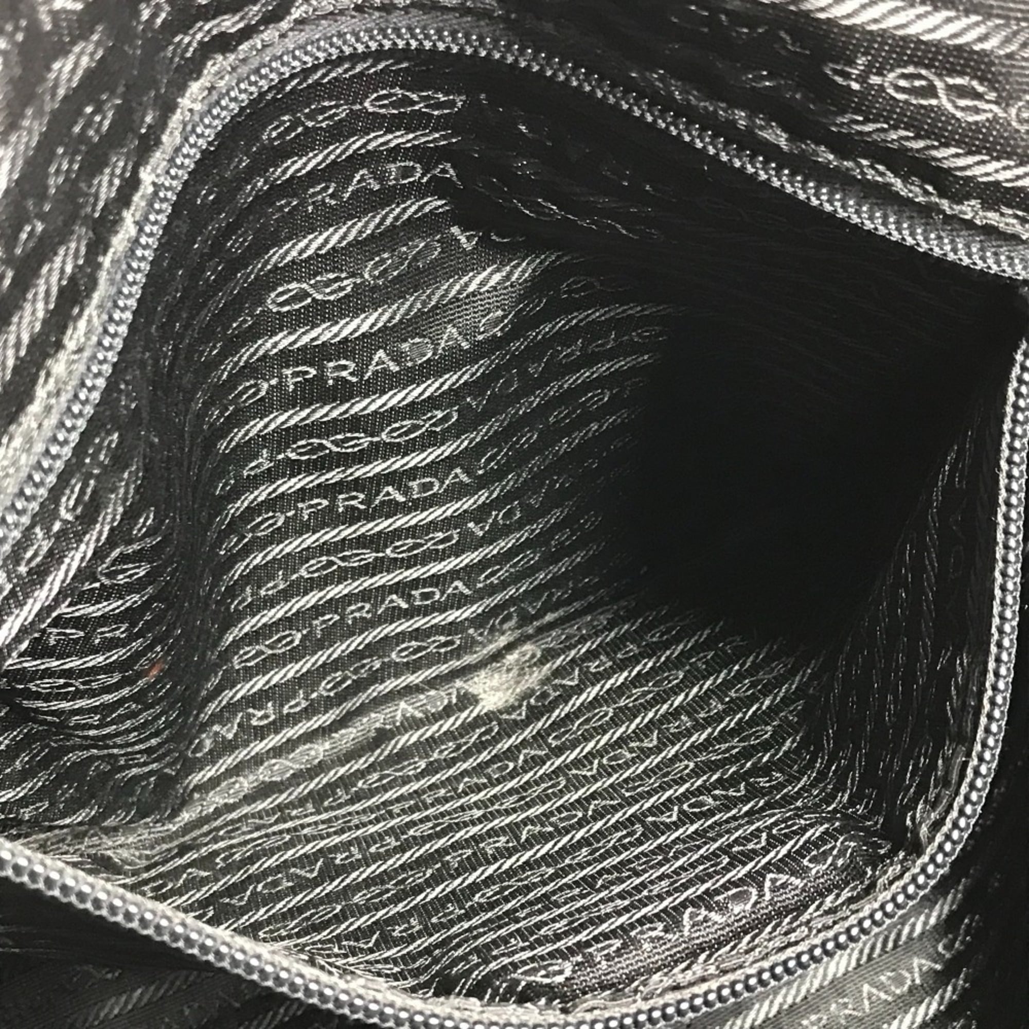 Prada Black Nylon Briefcase Handbag Tote Bag (Pre-Owned)