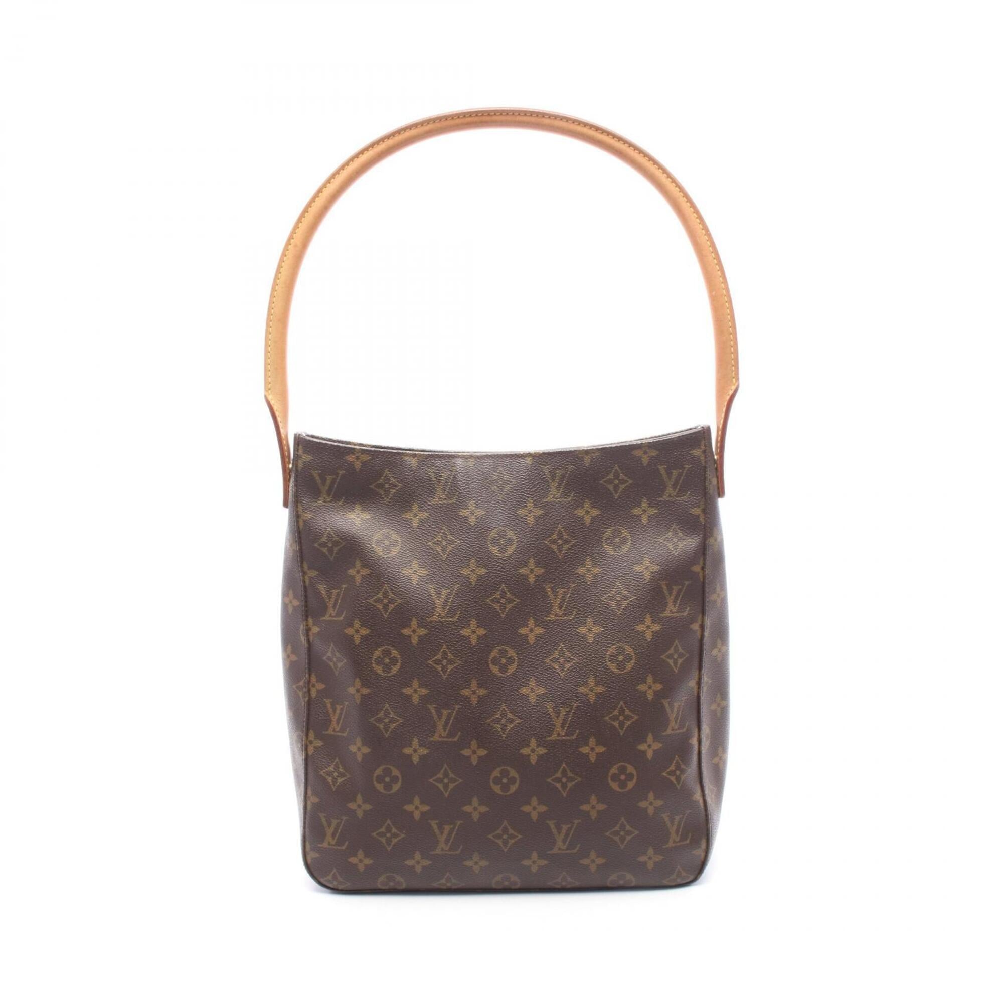 Louis Vuitton Brown Pvc Leather Handbag Shoulder Bag (Pre-Owned)