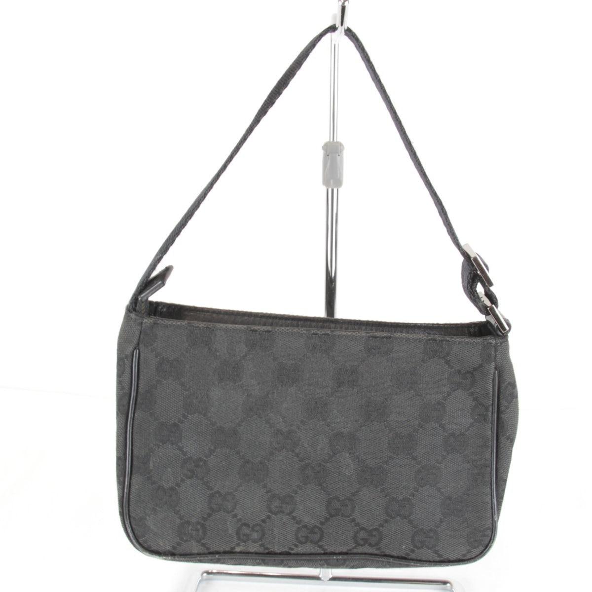 Gucci Black Gg Canvas Handbag (Pre-Owned)