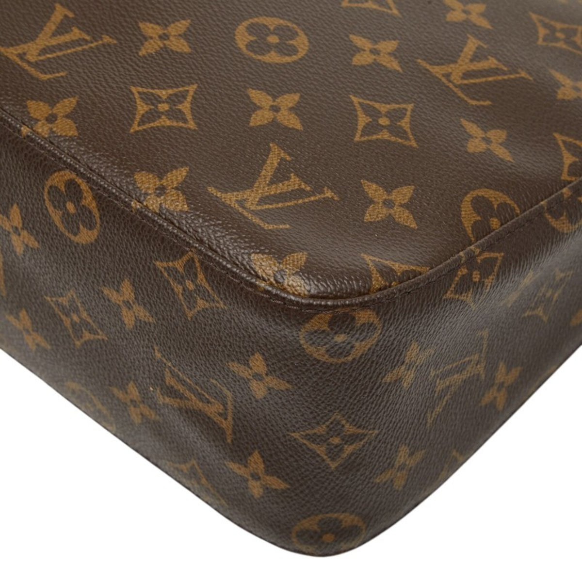Louis Vuitton Monogram Brown Pvc Leather Handbag Shoulder Bag (Pre-Owned)