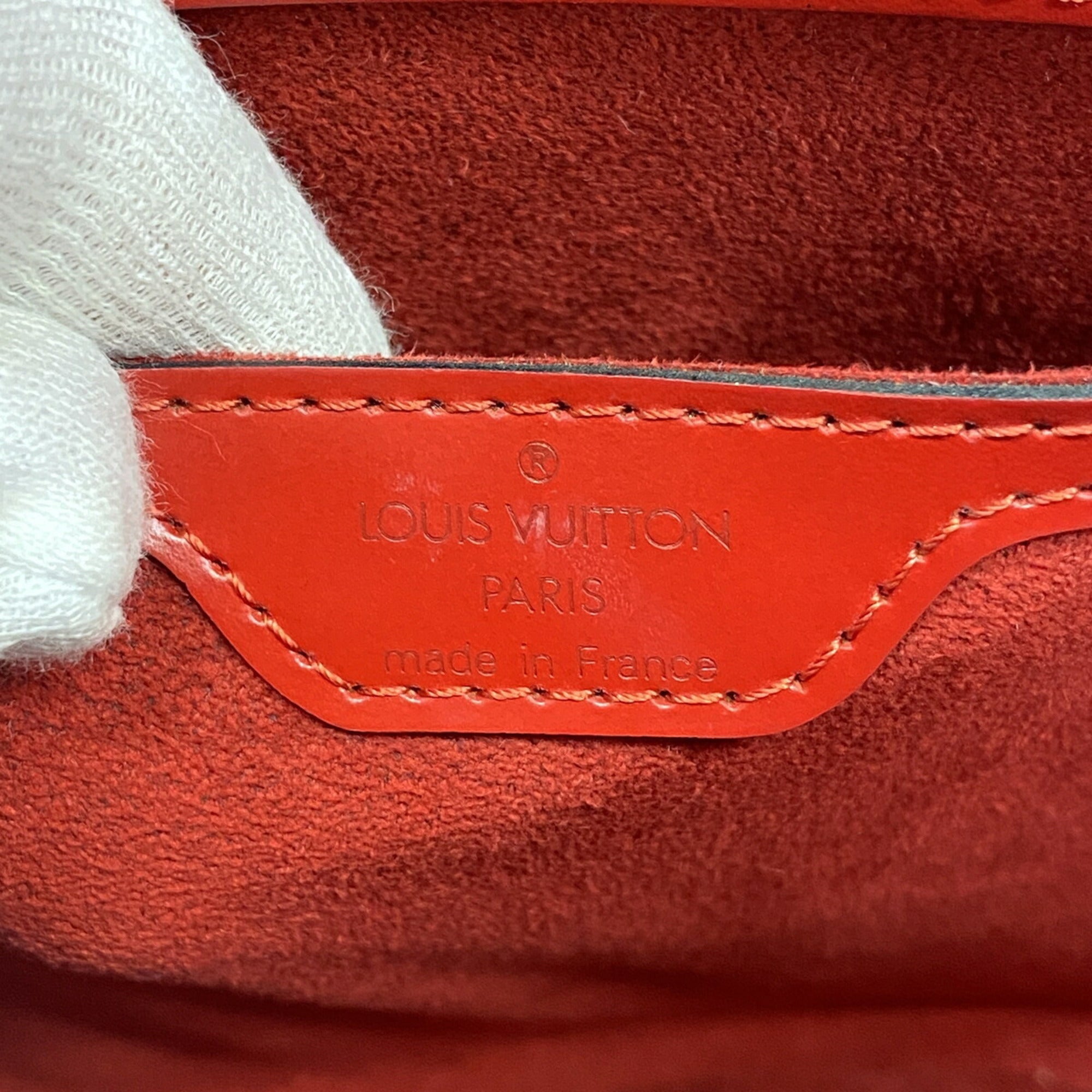 Louis Vuitton Castilian Red Handbag (Pre-Owned)
