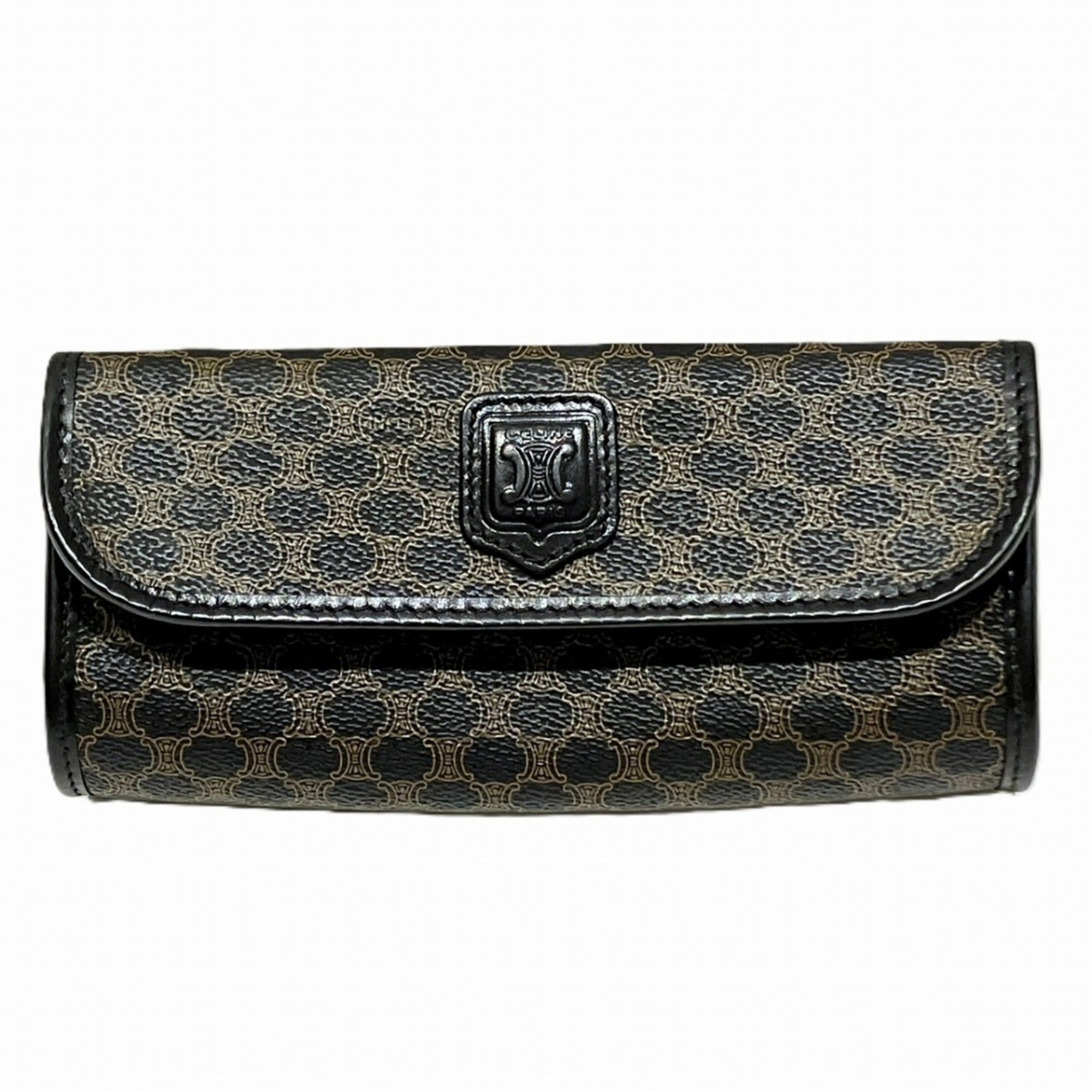 Celine Black Brown Pvc Handbag (Pre-Owned)