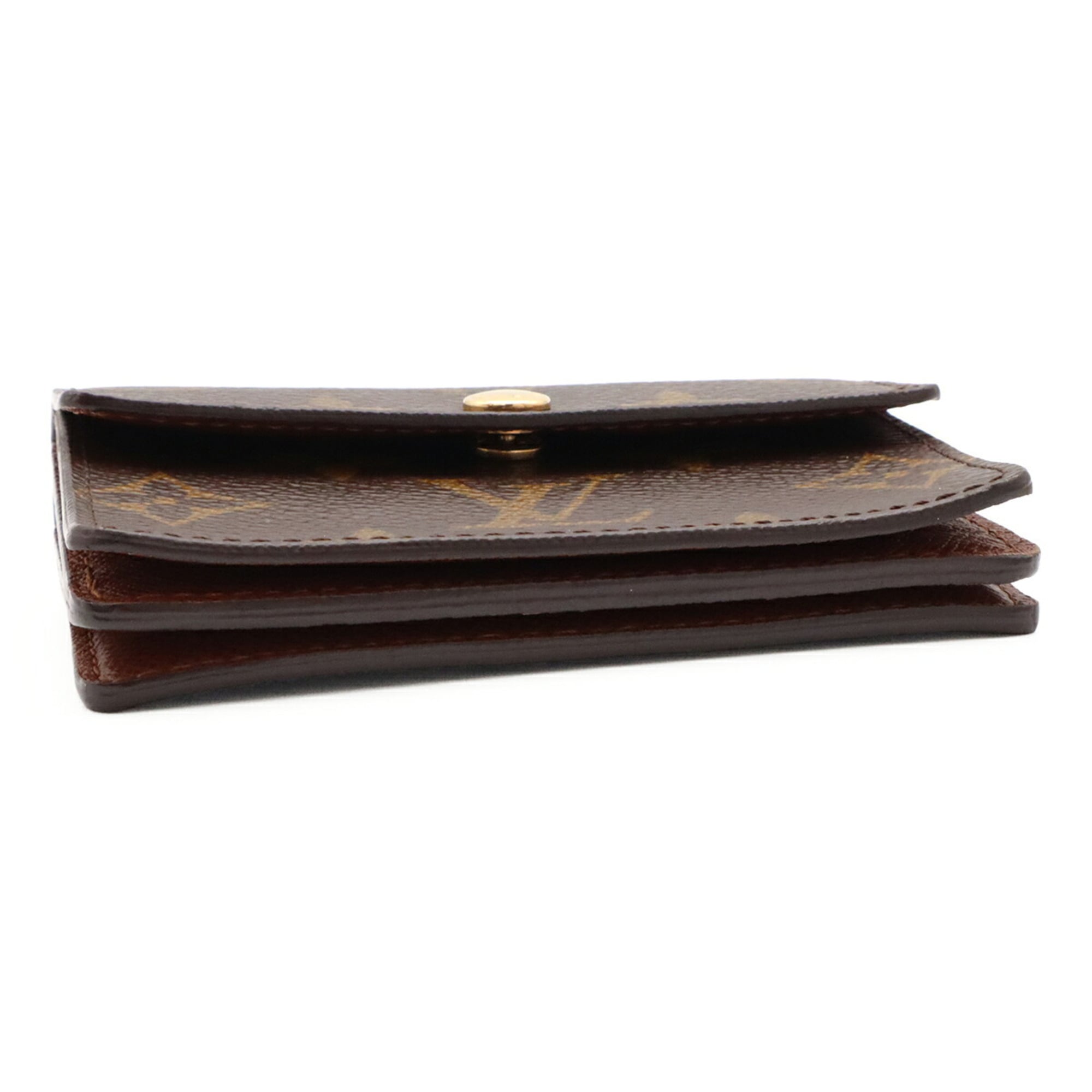 Louis Vuitton Brown Monogram Coin Purse/Coin Case (Pre-Owned)