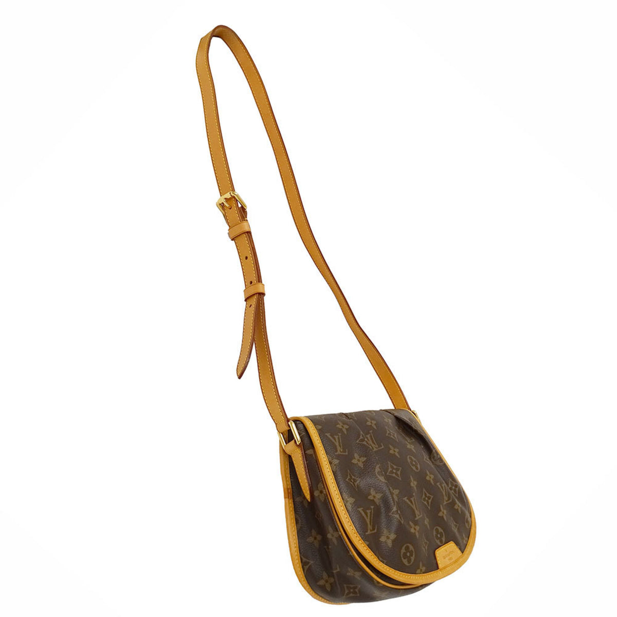 Louis Vuitton Brown Monogram Canvas Shoulder Bag (Pre-Owned)