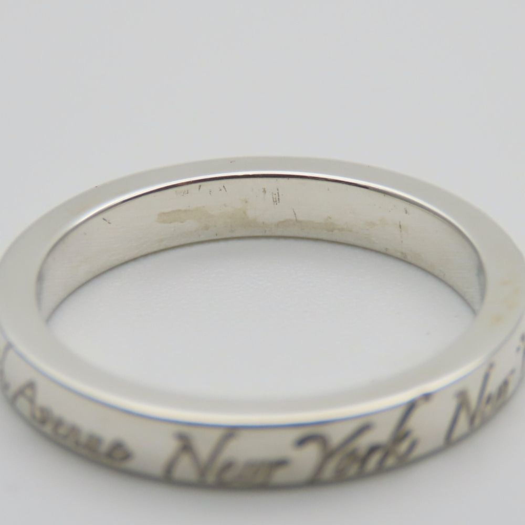 Tiffany Silver Silver 925 Band Ring (Pre-Owned)