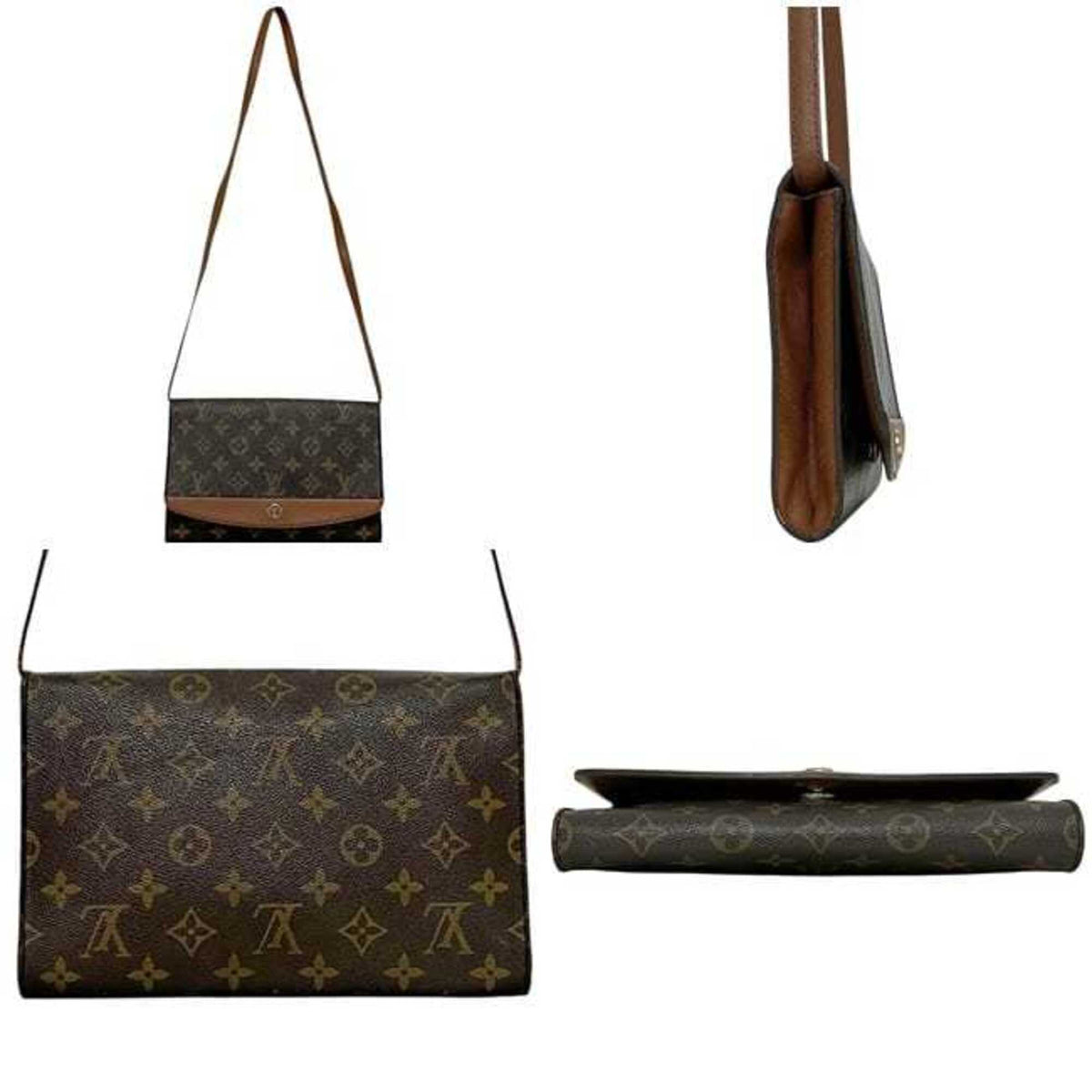 Louis Vuitton Monogram Brown Monogram Shoulder Bag (Pre-Owned)