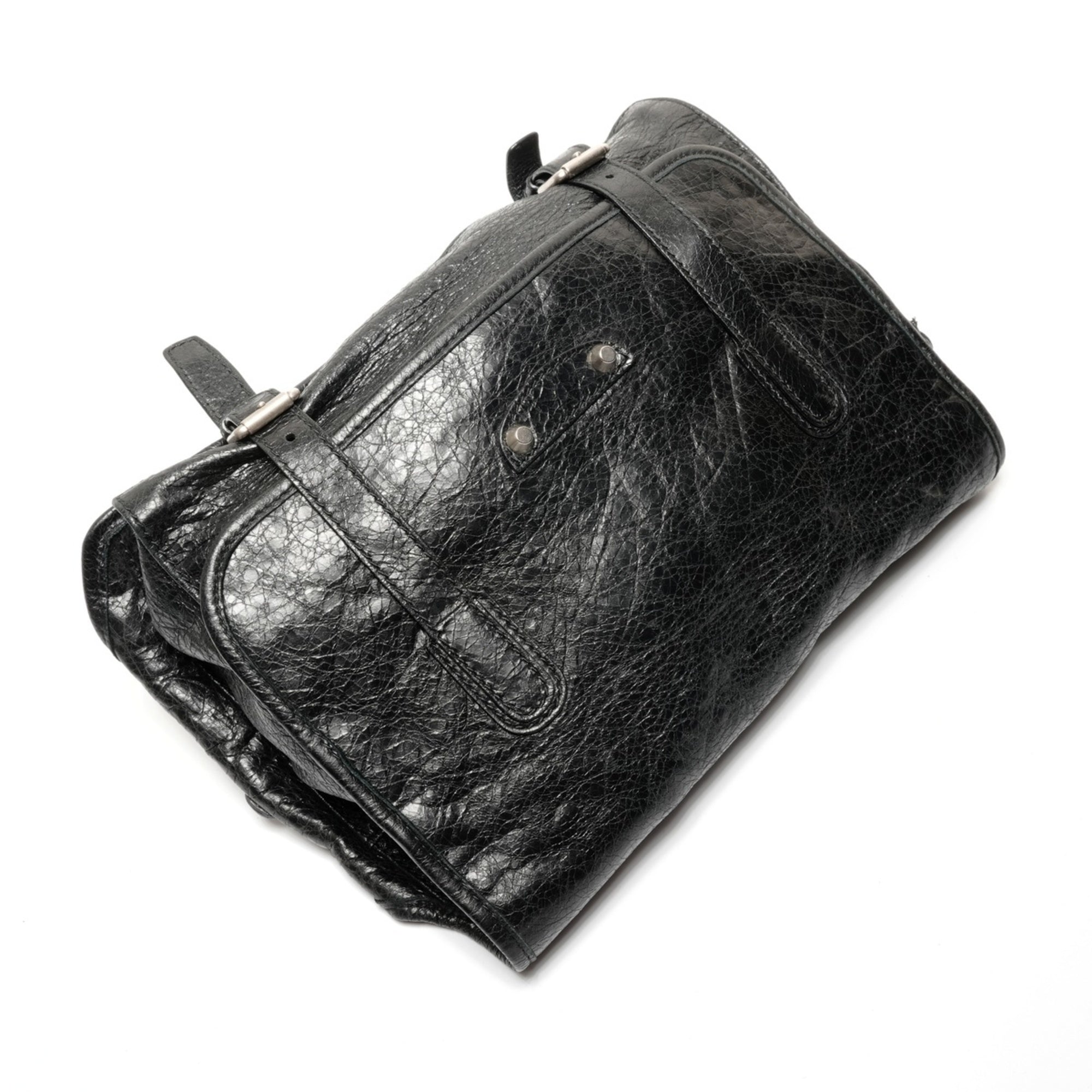 Balenciaga Black Shoulder Bag Sling Bag (Pre-Owned)