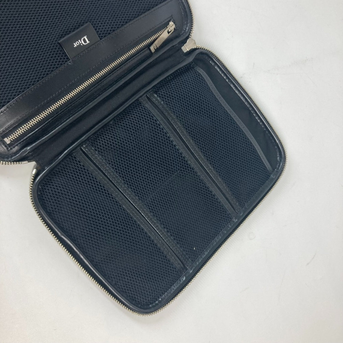 Christian Dior Black Pvc Clutch Bag Pouch (Pre-Owned)
