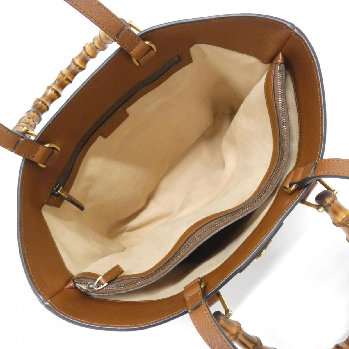 Gucci Brown Leather Handbag (Pre-Owned)
