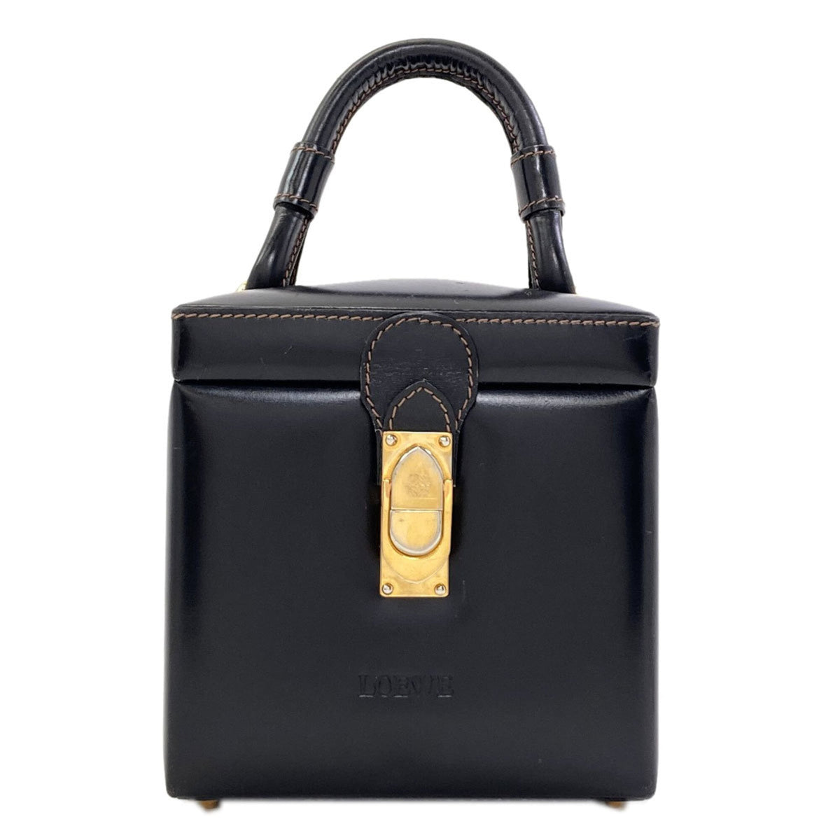 Loewe Black Leather Handbag (Pre-Owned)