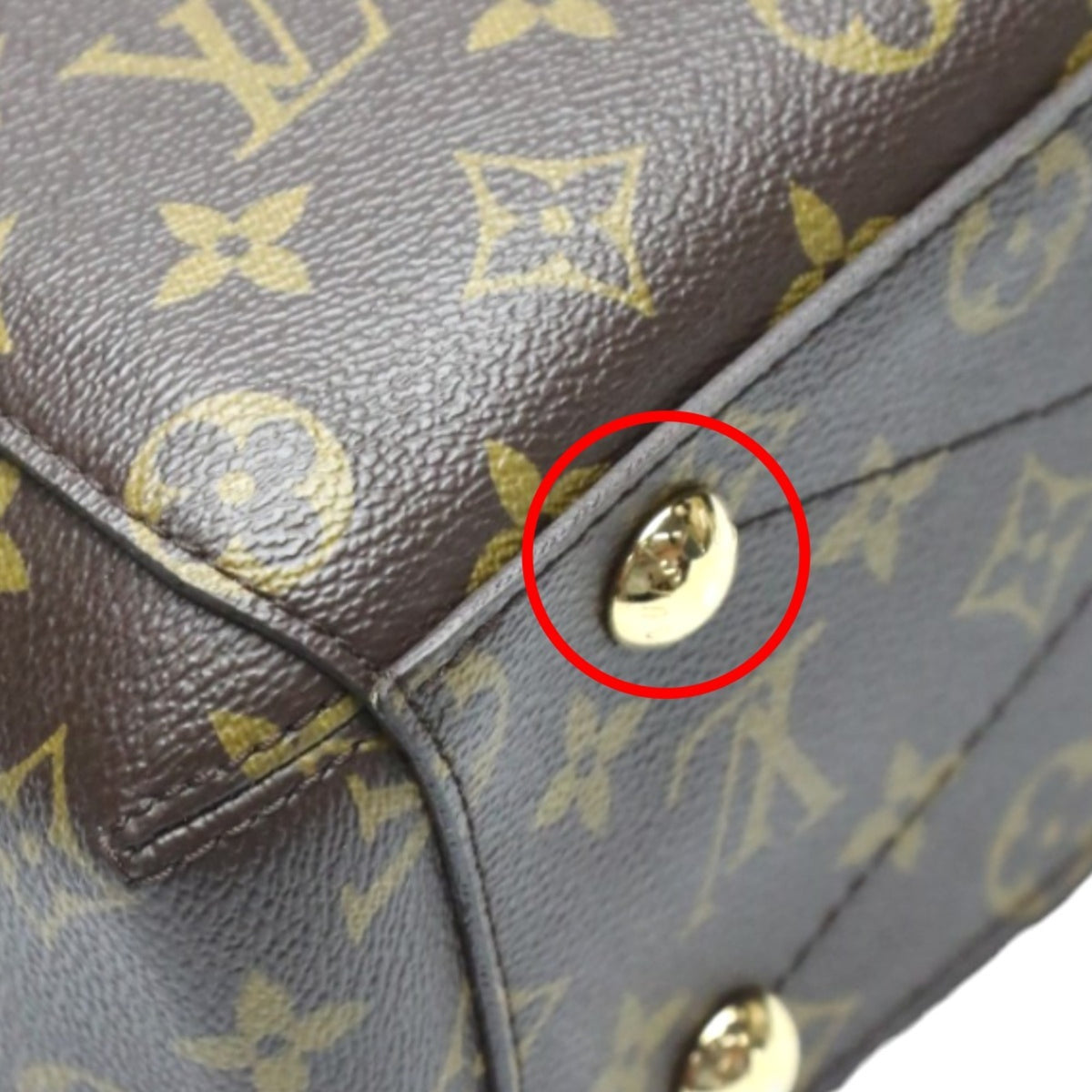 Louis Vuitton Brown Monogram Canvas Handbag Shoulder Bag (Pre-Owned)