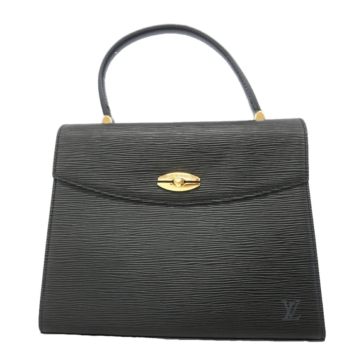 Louis Vuitton Noir Handbag (Pre-Owned)