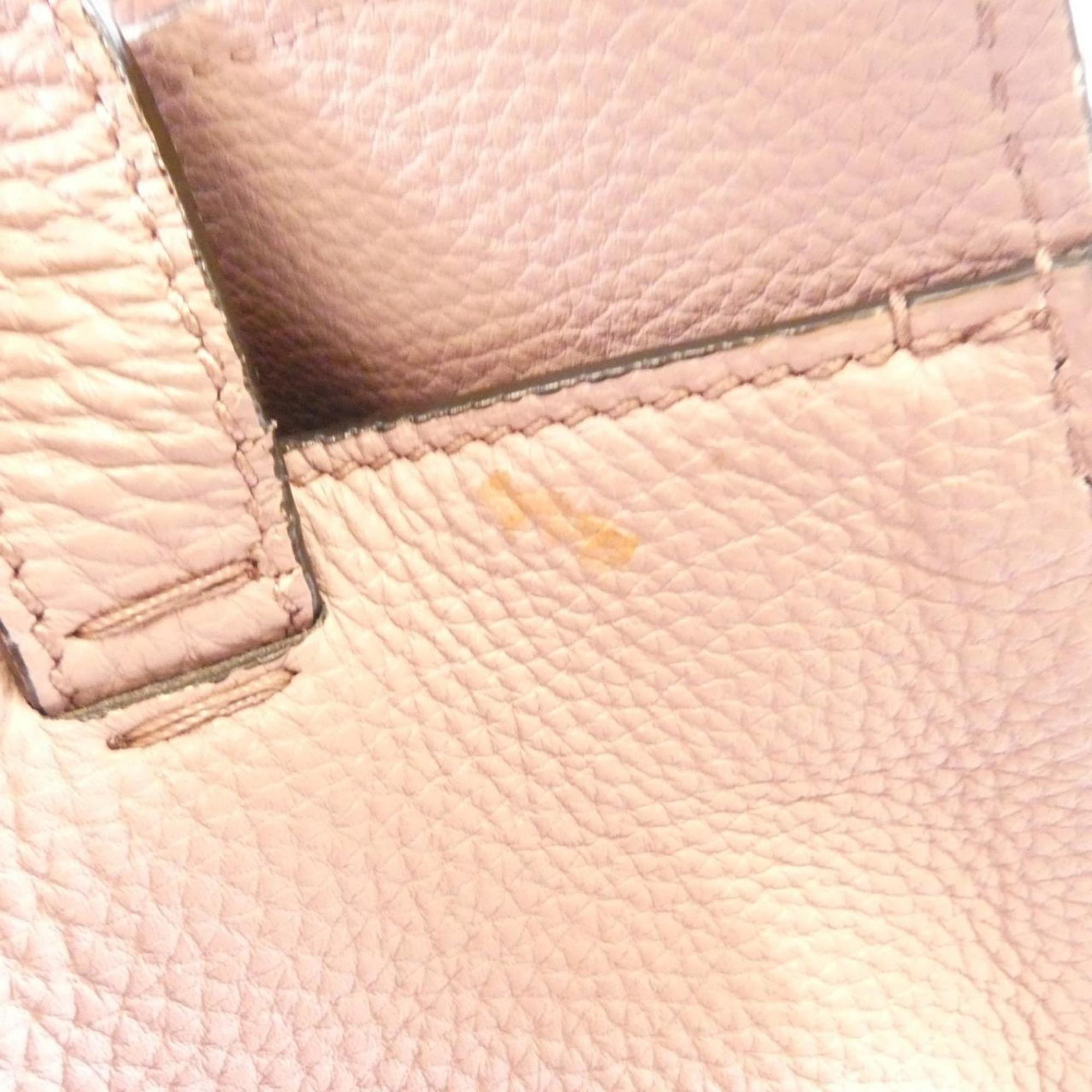 Gucci Pink Leather Handbag (Pre-Owned)