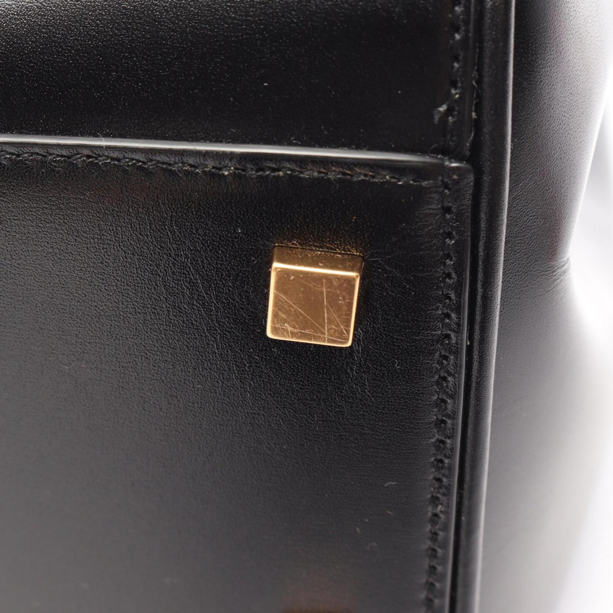 Yves Saint Laurent Black Leather Tote Bag (Pre-Owned)