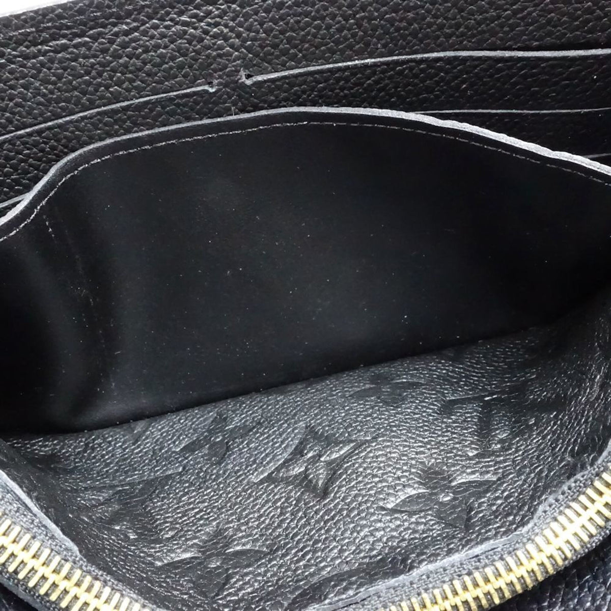 Louis Vuitton Noir Monogram Empreinte Wallet (Bi-Fold) (Pre-Owned)