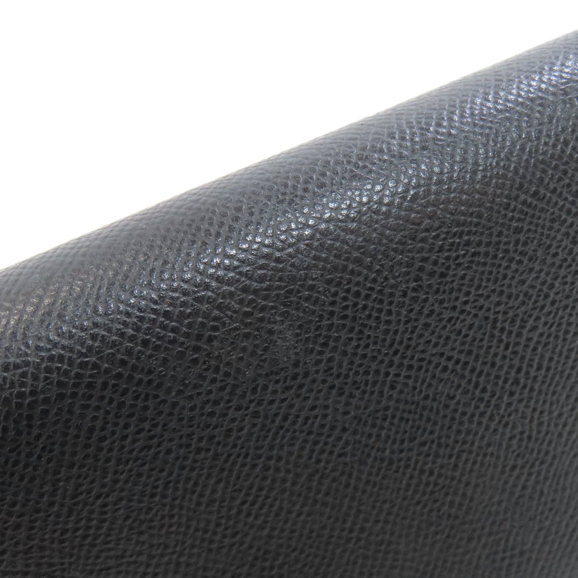Salvatore Ferragamo Black Leather Long Wallet (Bi-Fold) (Pre-Owned)