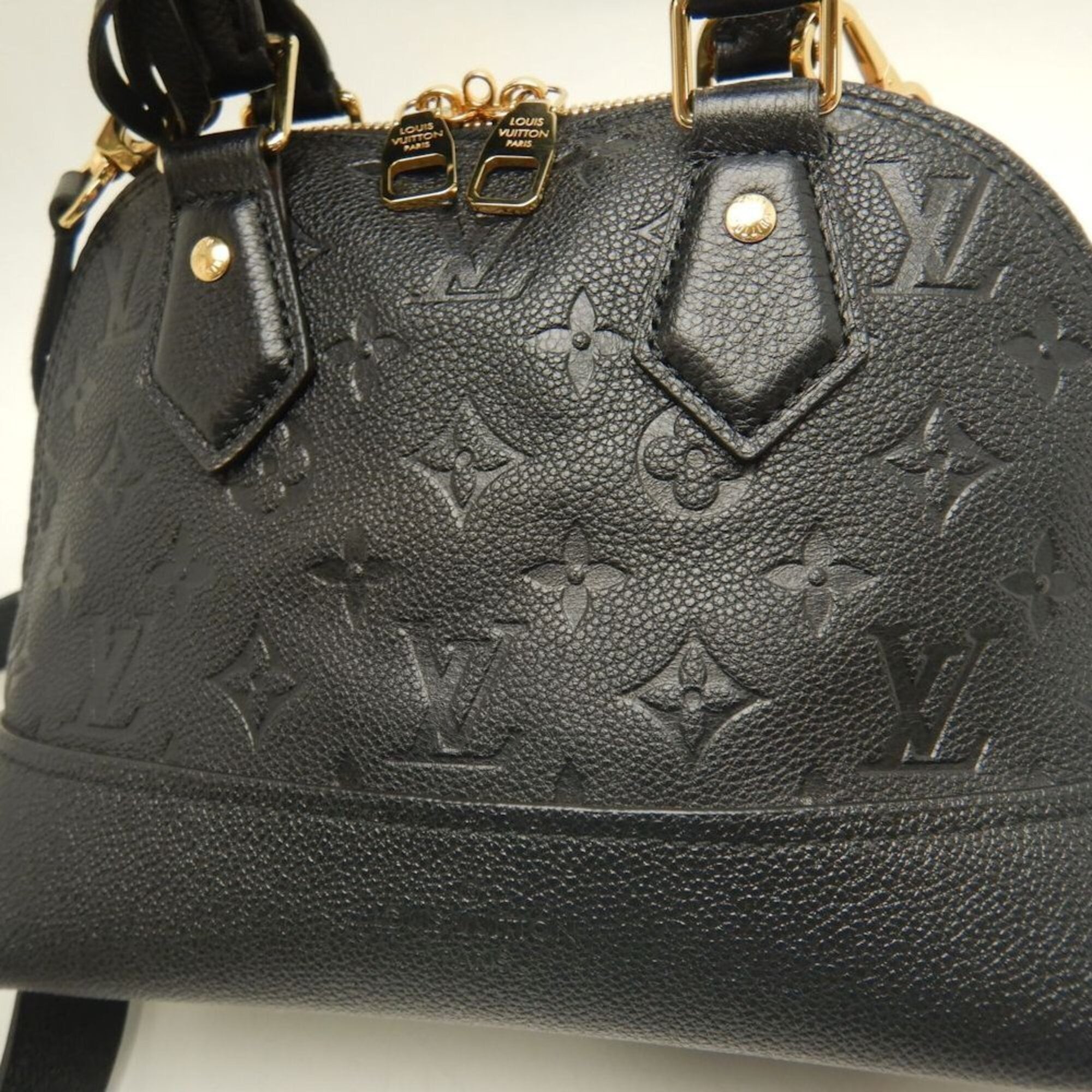 Louis Vuitton Noir Monogram Empreinte Handbag (Pre-Owned)