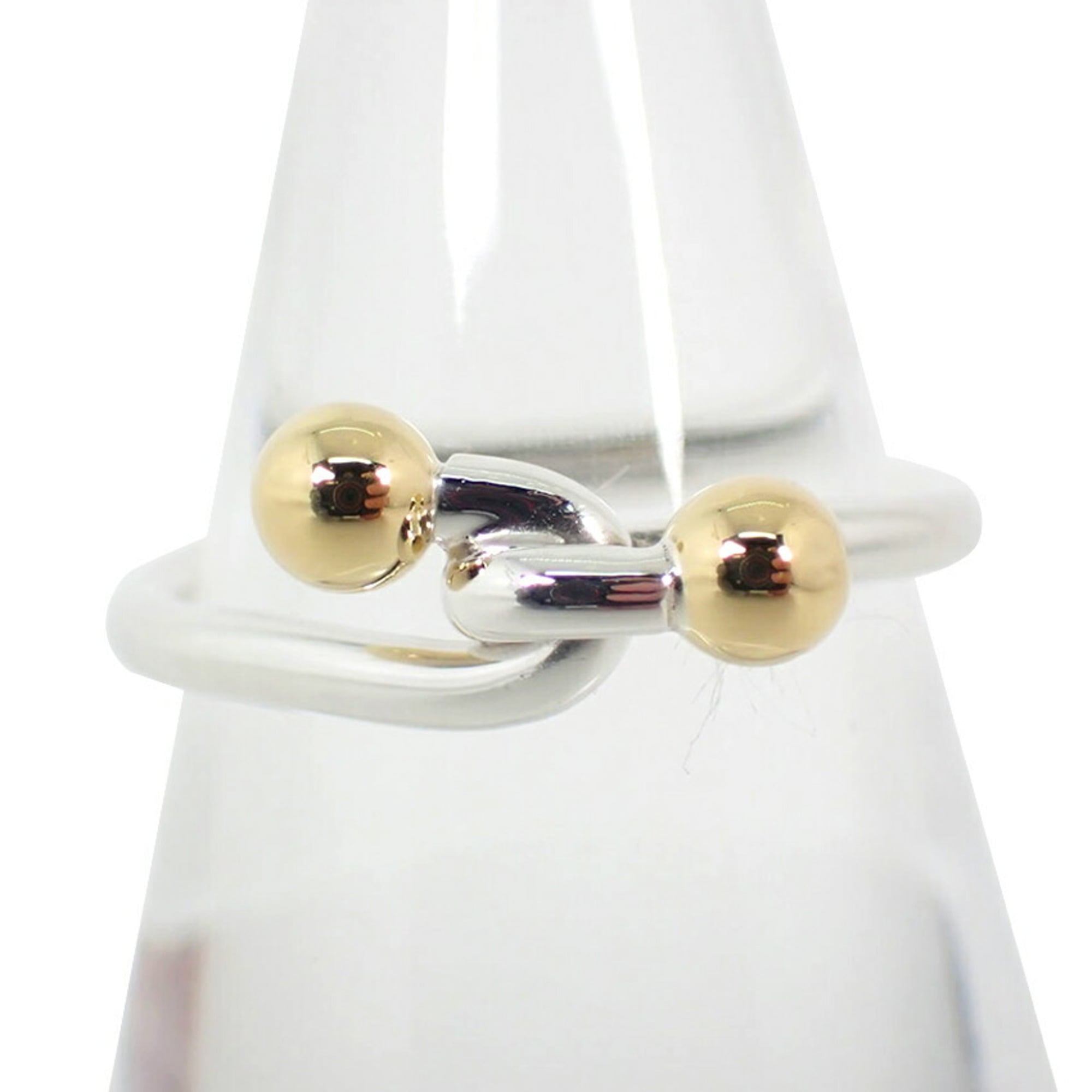 Tiffany Yellow Gold (18K) Sterling Silver 925 Band Ring (Pre-Owned)