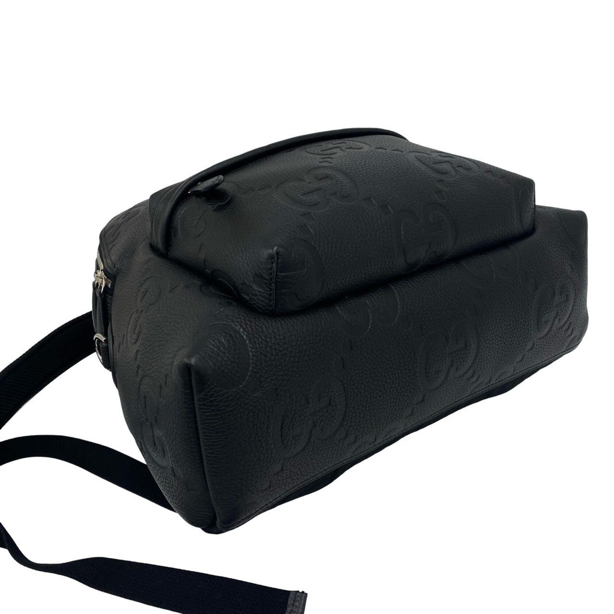 Gucci Black Leather Backpack (Pre-Owned)
