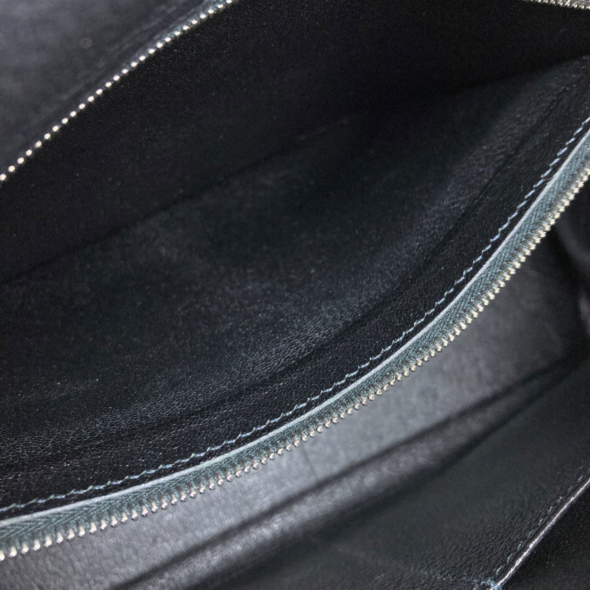 Hermes Kelly Black Taurillon Clemence Leather Handbag (Pre-Owned)